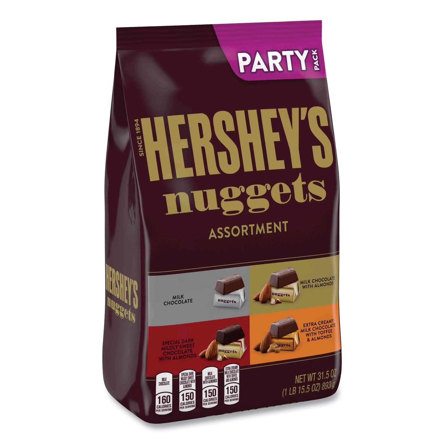 Hershey®'s Nuggets Party Pack, Assorted, 31.5 oz Bag