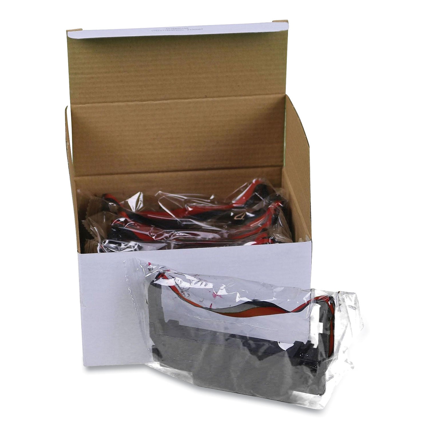 Cash Register Ribbon | Black/Red | 6-Box
