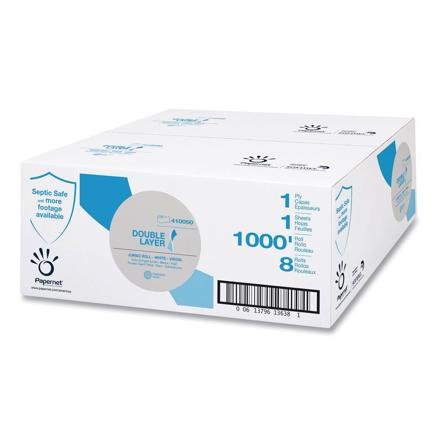 Jumbo Toilet Tissue | 2-Ply Feel | 8-Roll
