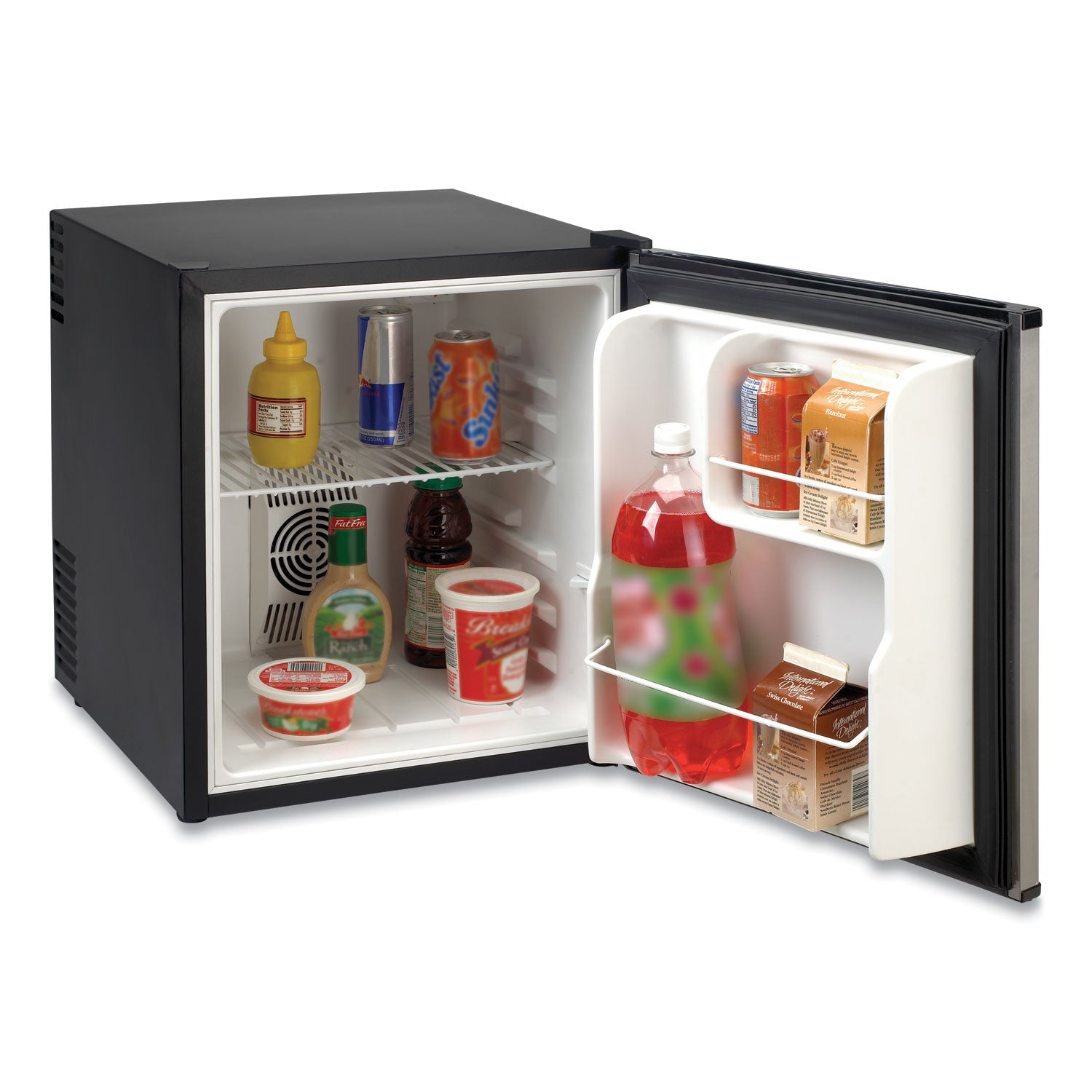 Avanti 1.7 Cu.ft Superconductor Compact Refrigerator, Black/stainless Steel
