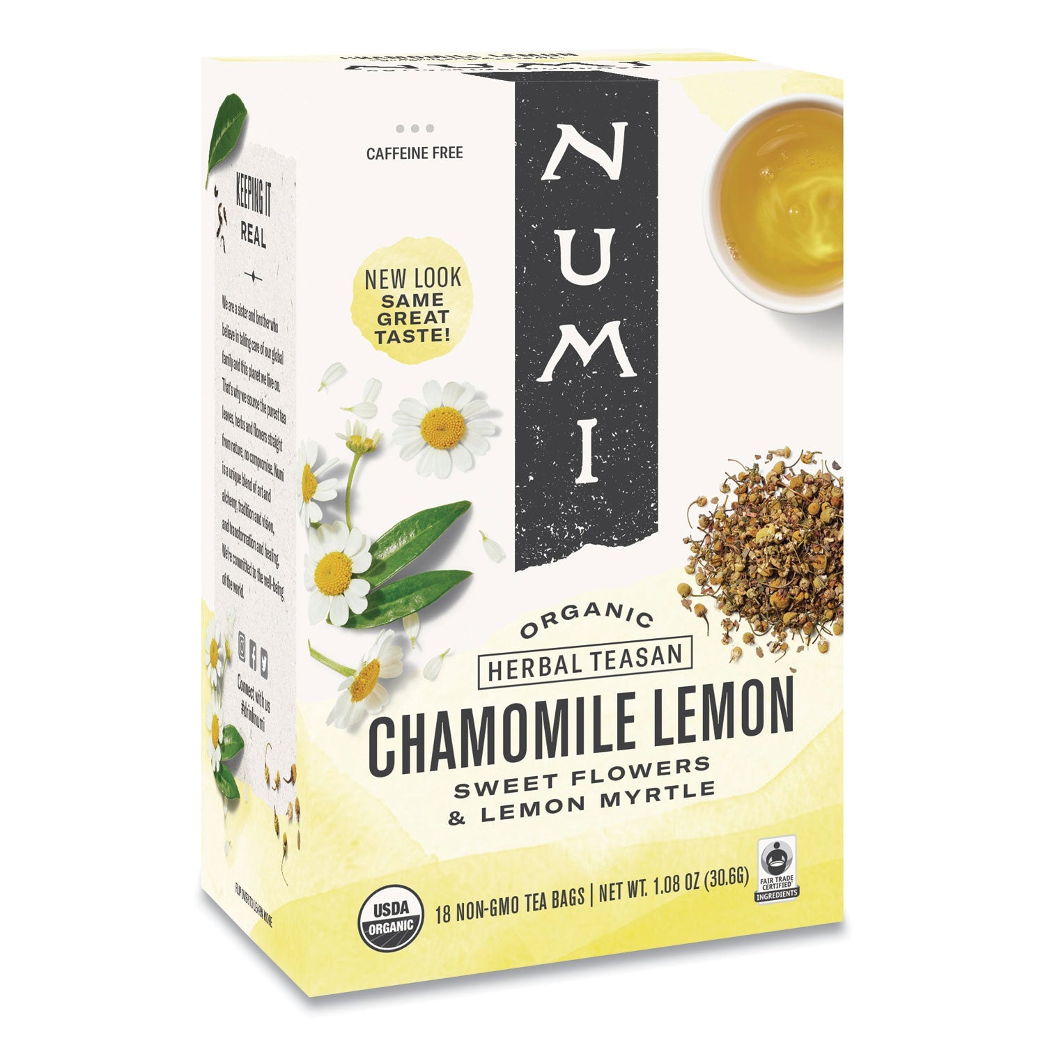 Organic Chamomile Lemon Tea | 18/Box, Numi®