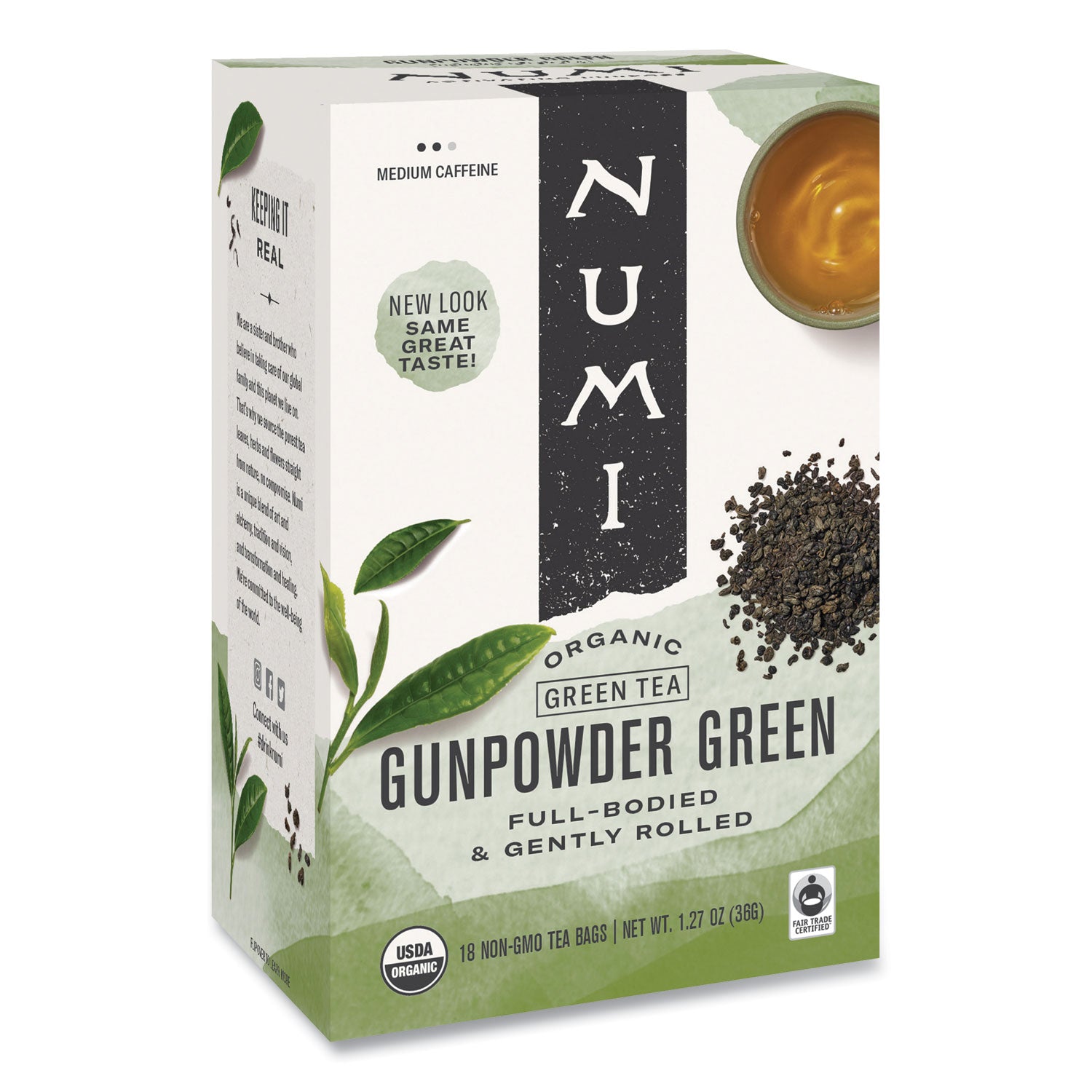 Organic Gunpowder Green Tea | 18/Box, Numi®