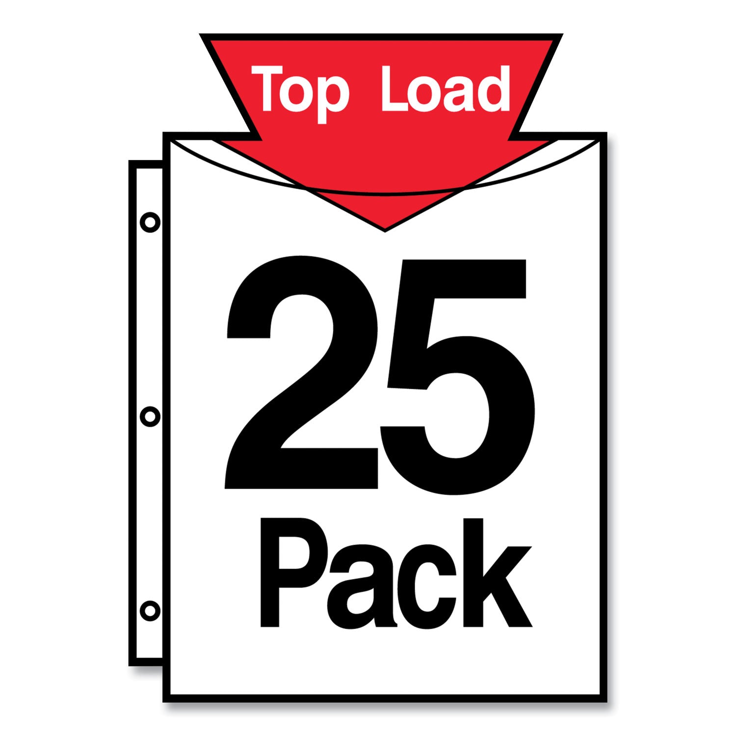 Avery® Secure Top Sheet Protectors, Super Heavy Gauge, Letter, Diamond Clear, 25/pack