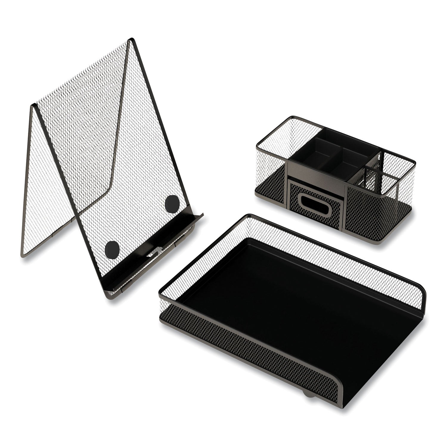 TRU RED™ Wire Mesh Copy Holder, Black