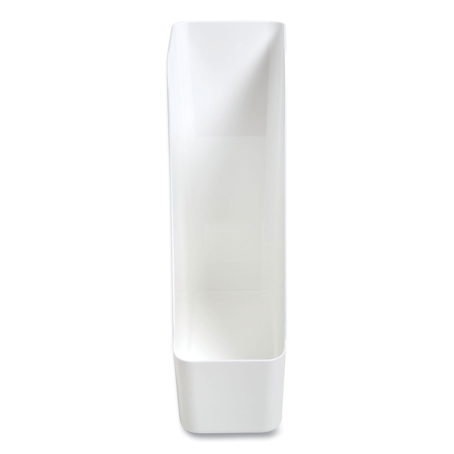 TRU RED™ Plastic Magazine File, 4.28 X 10.47 X 11.7, White, 2/pack