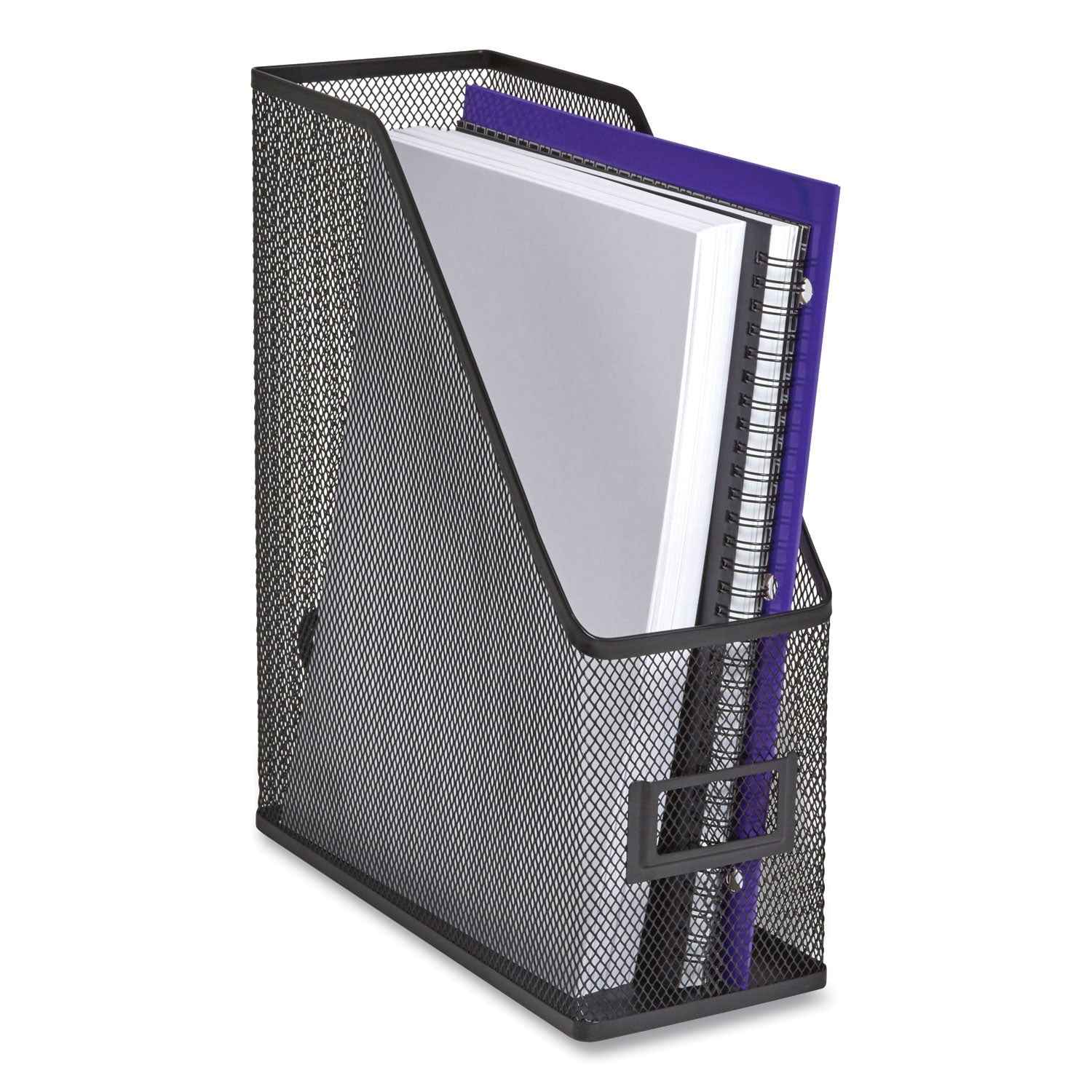 TRU RED™ Mesh Magazine File, 4.53 X 10.51 X 12.4, Black