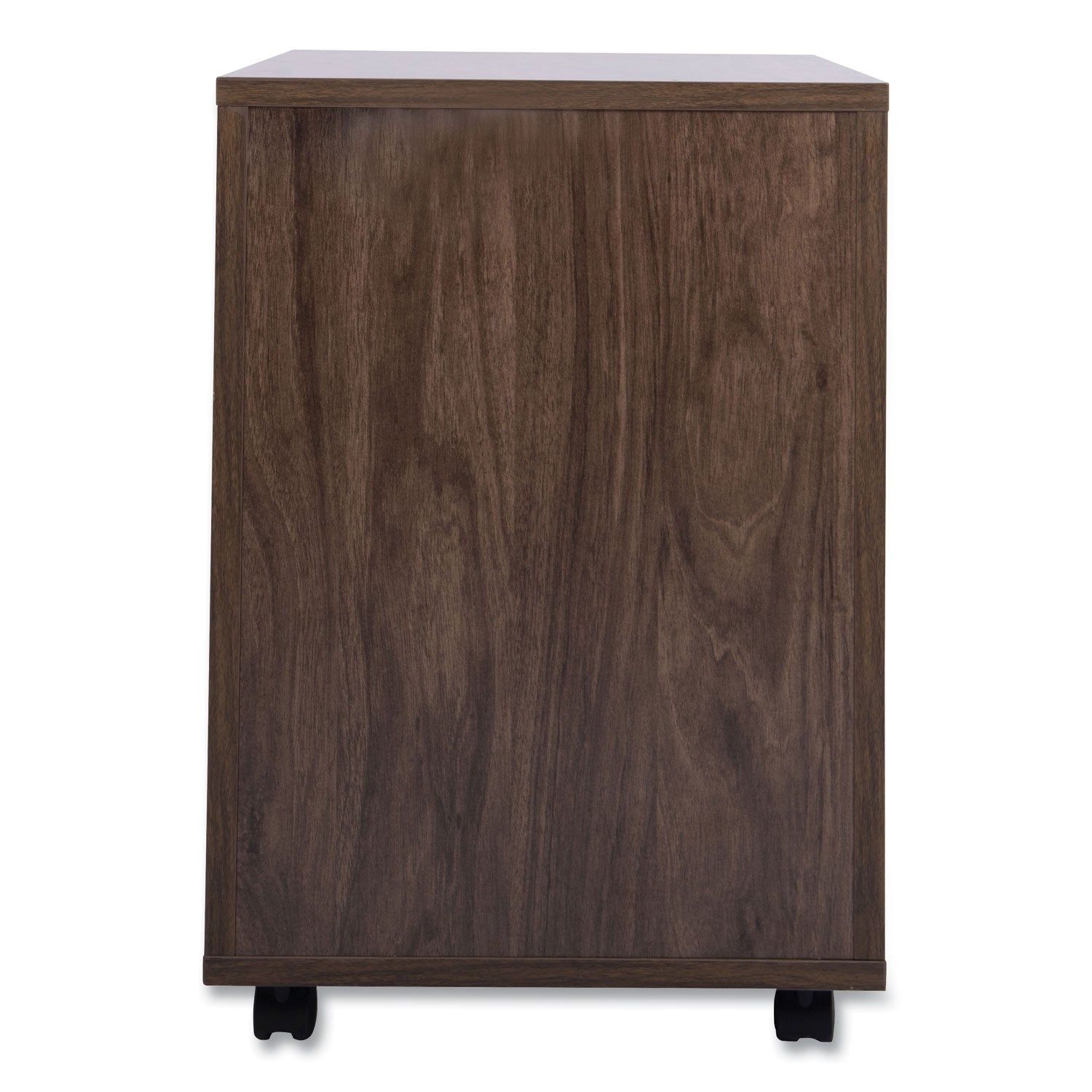 Union & Scale™ Essentials Mobile Pedestal File, Left Or Right, 3-Drawers: Box/box/file, Legal/letter, Espresso, 15.6" X 21.3" X 24.3"