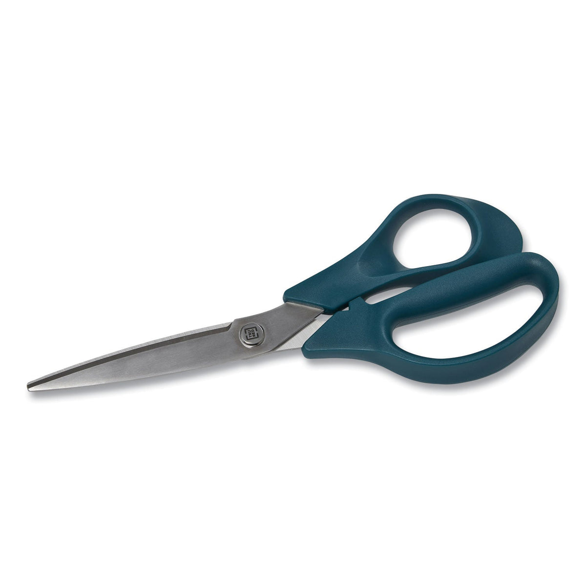 TRU RED™ Stainless Steel Scissors, 8" Long, 3.58" Cut Length, Straight Green Handle