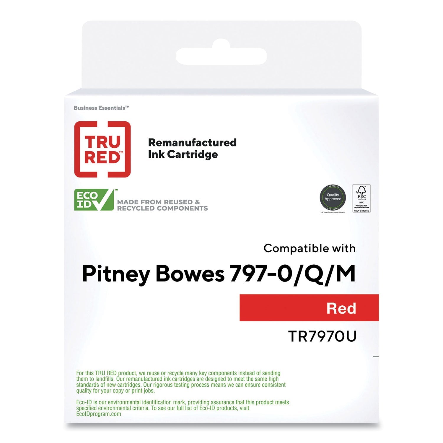 TRU RED™ Compatible 797-0 Ink, 800 Page-Yield, Red