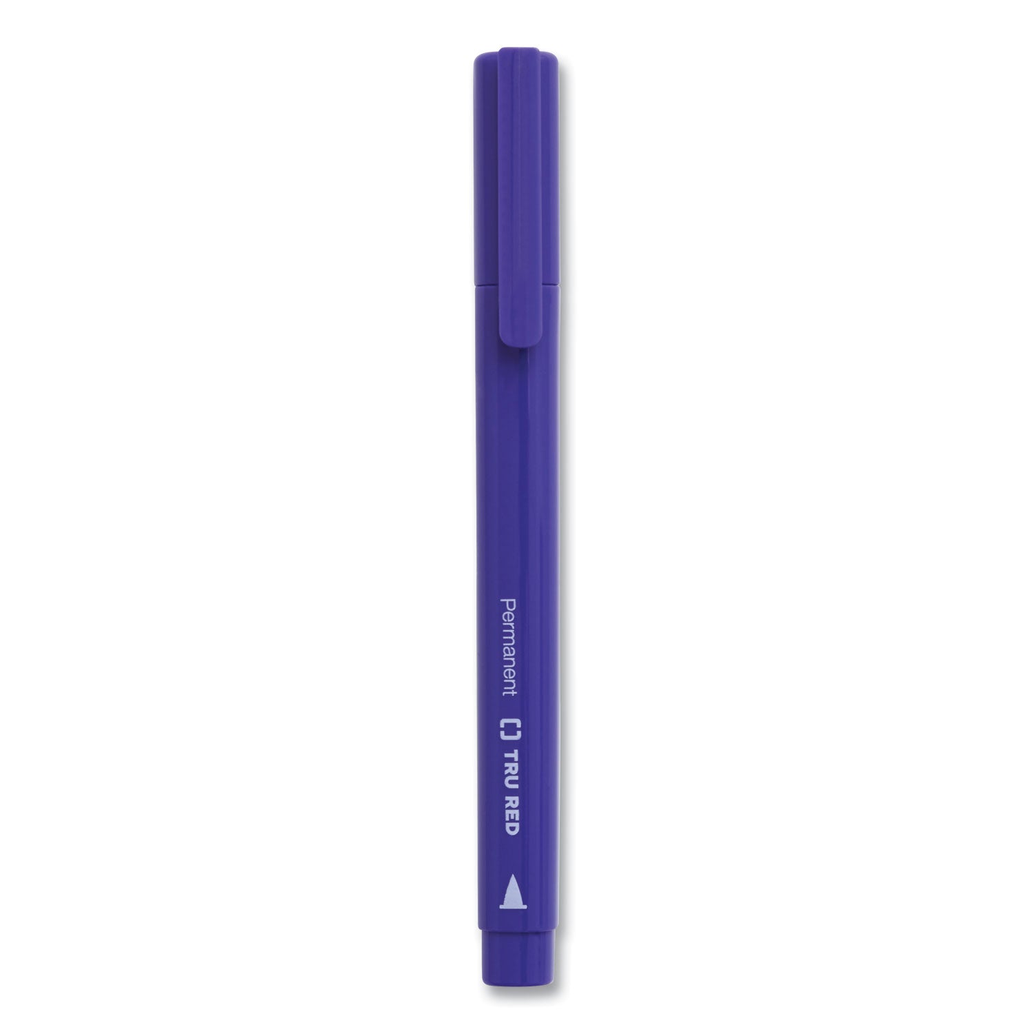 TRU RED™ Permanent Marker, Pen-Style, Fine Bullet Tip, Assorted Colors, 12/Pack