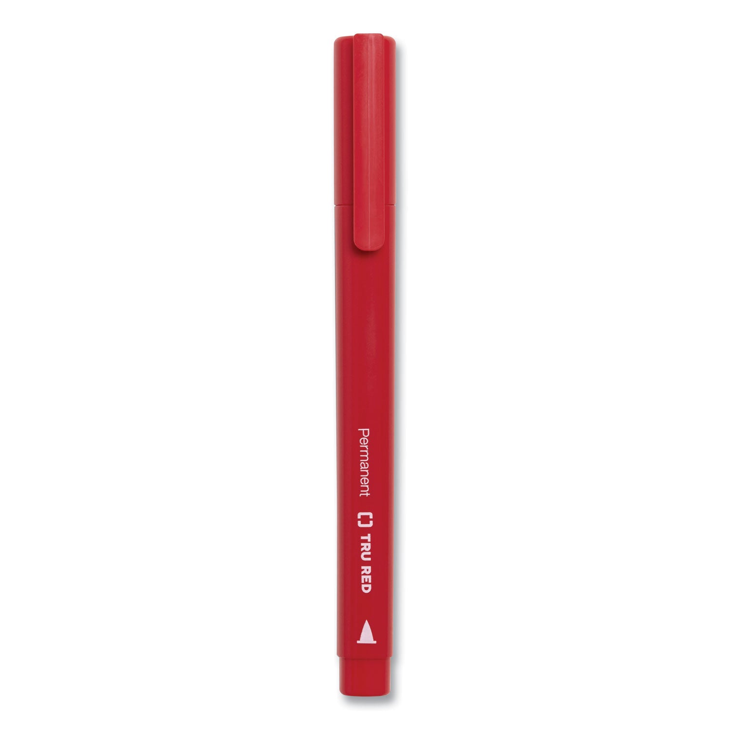 TRU RED™ Permanent Marker, Pen-Style, Fine Bullet Tip, Assorted Colors, 12/Pack