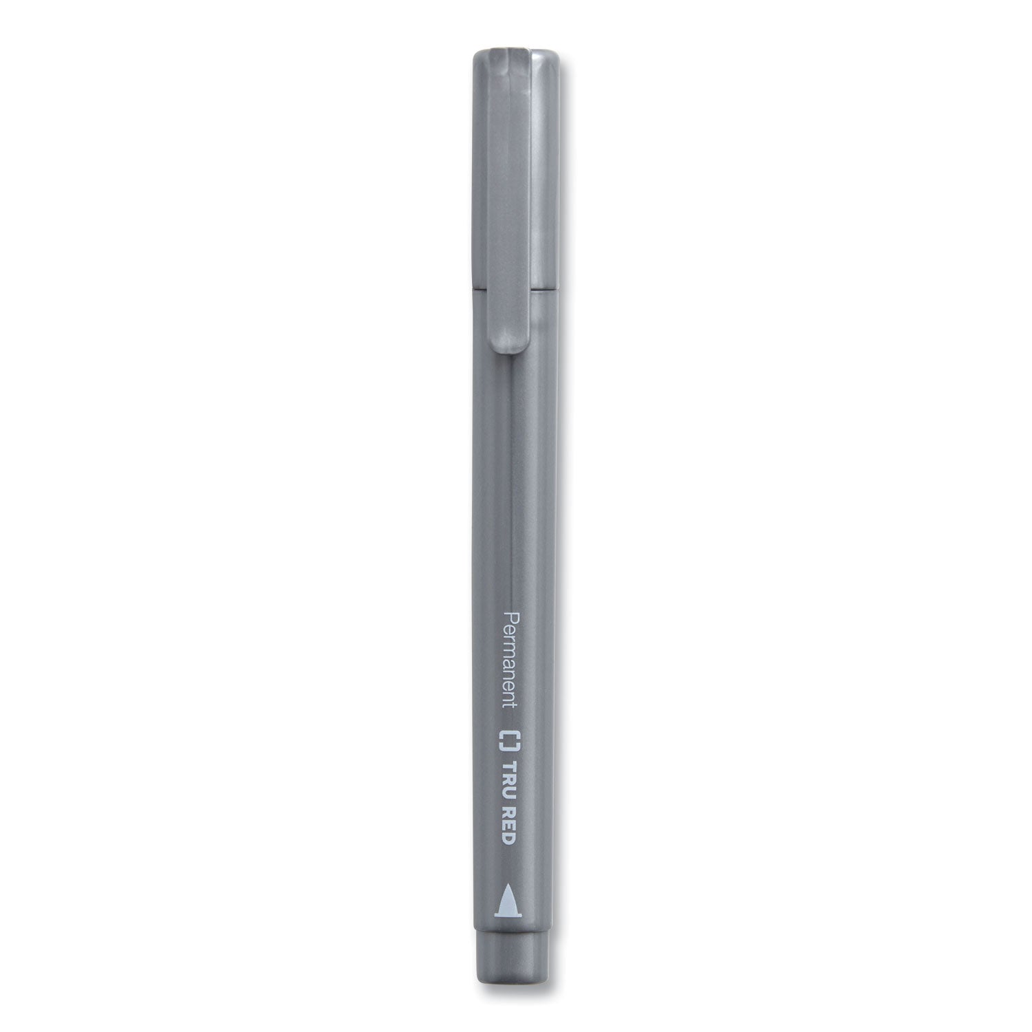 TRU RED™ Permanent Marker, Pen-Style, Extra-Fine Needle Tip, Black, 36/pack