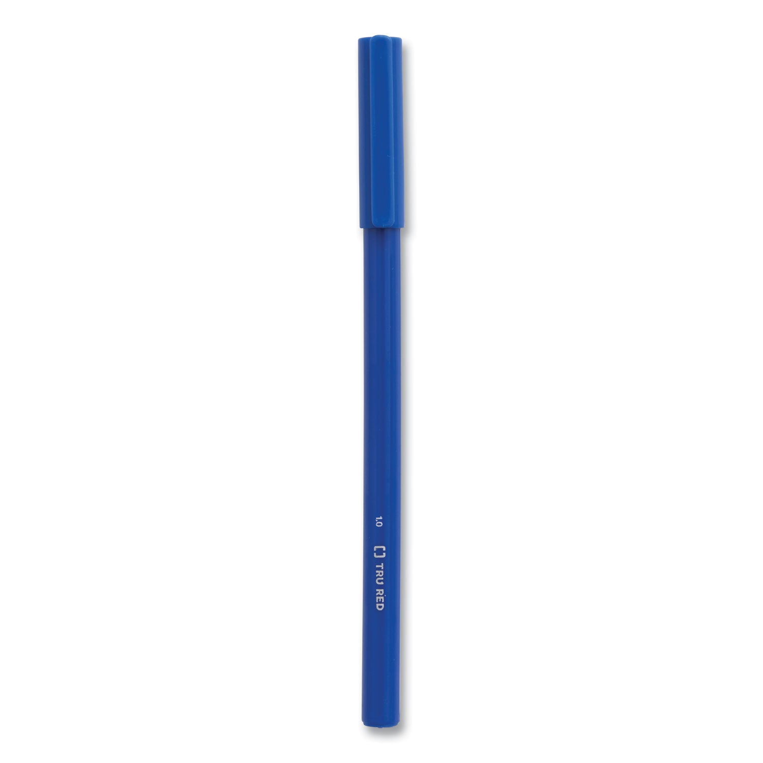 TRU RED™ Ballpoint Pen, Stick, Medium 1 Mm, Blue Ink, Blue Barrel, 60/pack