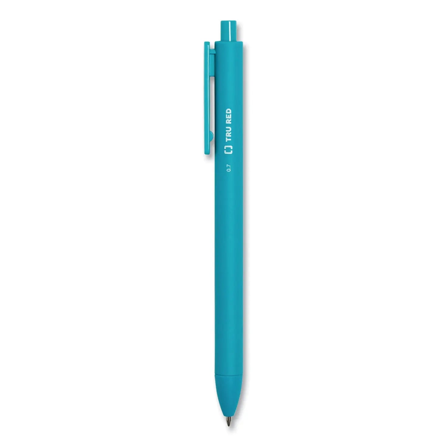 TRU RED™ Quick Dry Gel Pen, Retractable, Fine 0.5 Mm, Assorted Ink And Barrel Colors, 5/pack