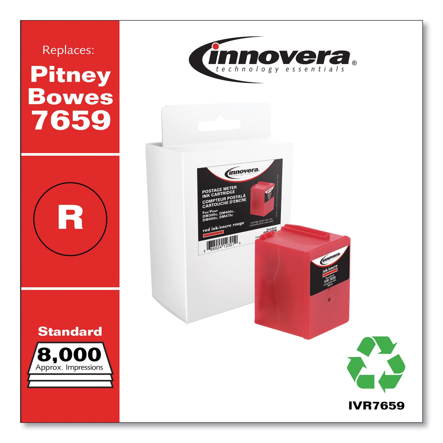 Compatible Red Postage Meter Ink | 765-9