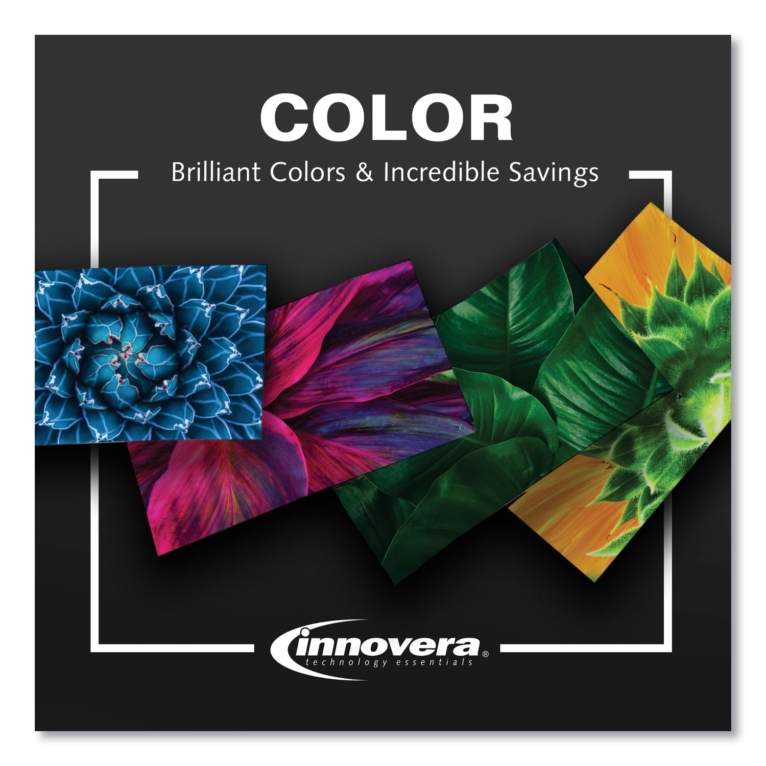 Innovera® Remanufactured Yellow Toner, Replacement for 645A (C9732A), 12,000 Page-Yield - Bloom Skins