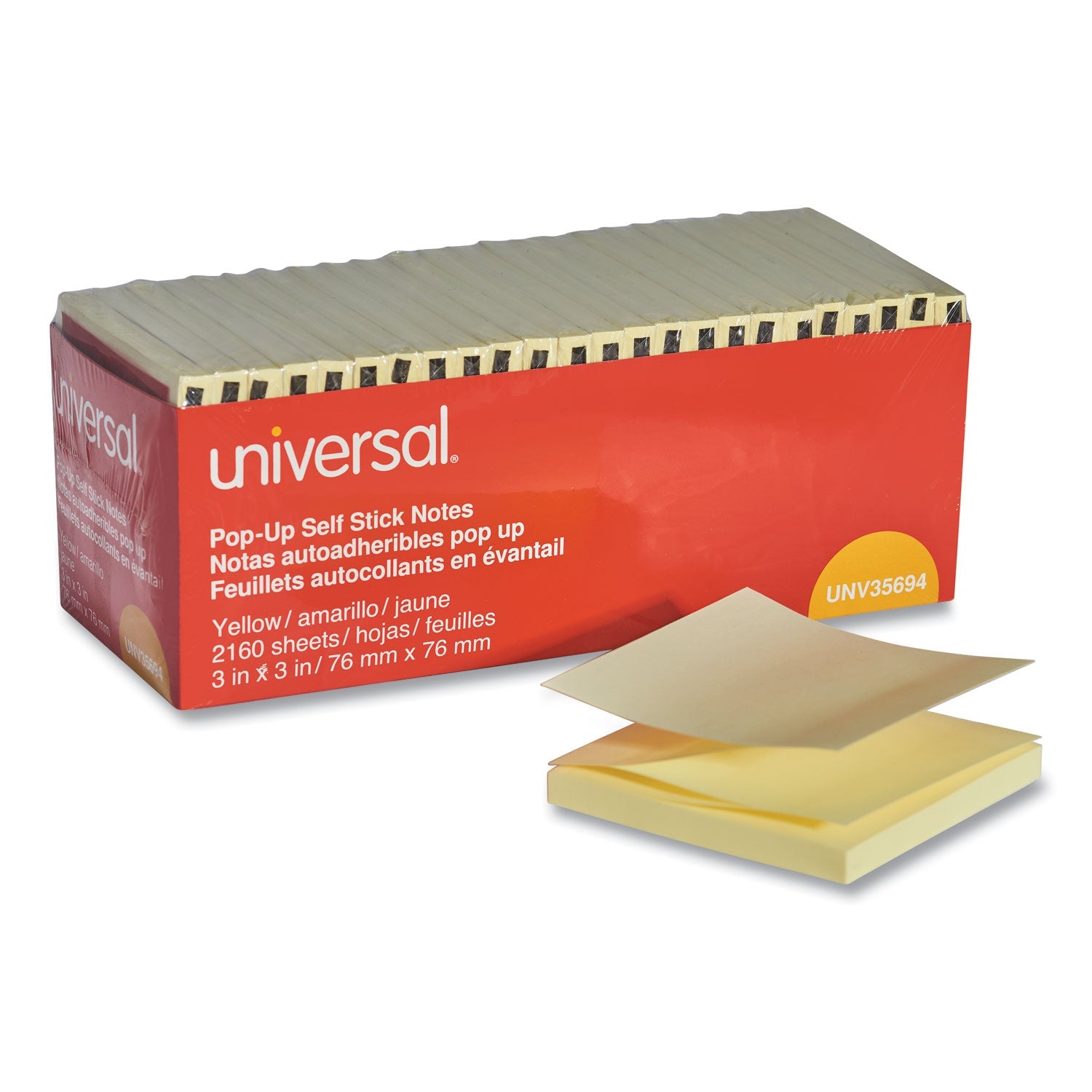 Fan-Folded Self-Stick Pop-Up Note Pads | 24/Pack