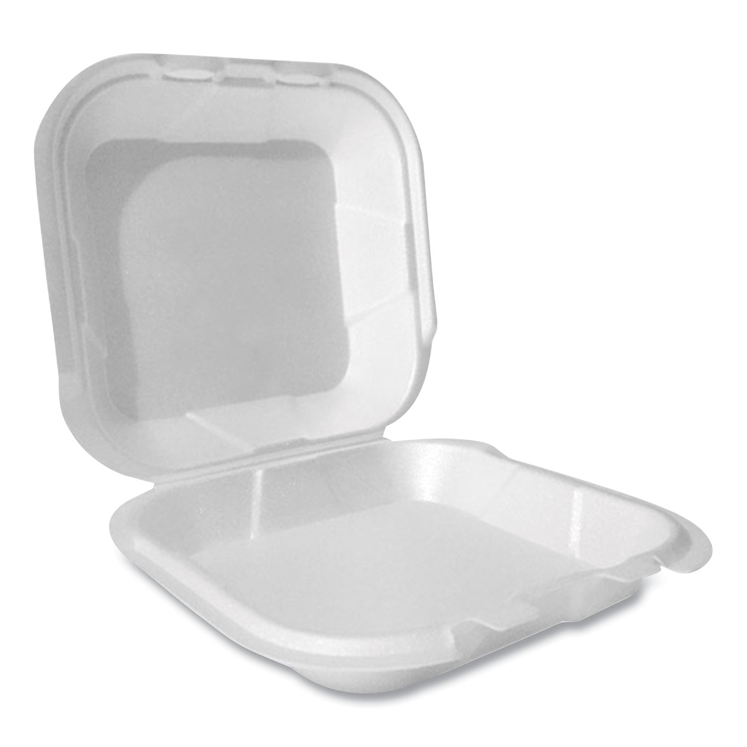 Plastifar Foam Hinged Lid Container | 8x8.56x2.76