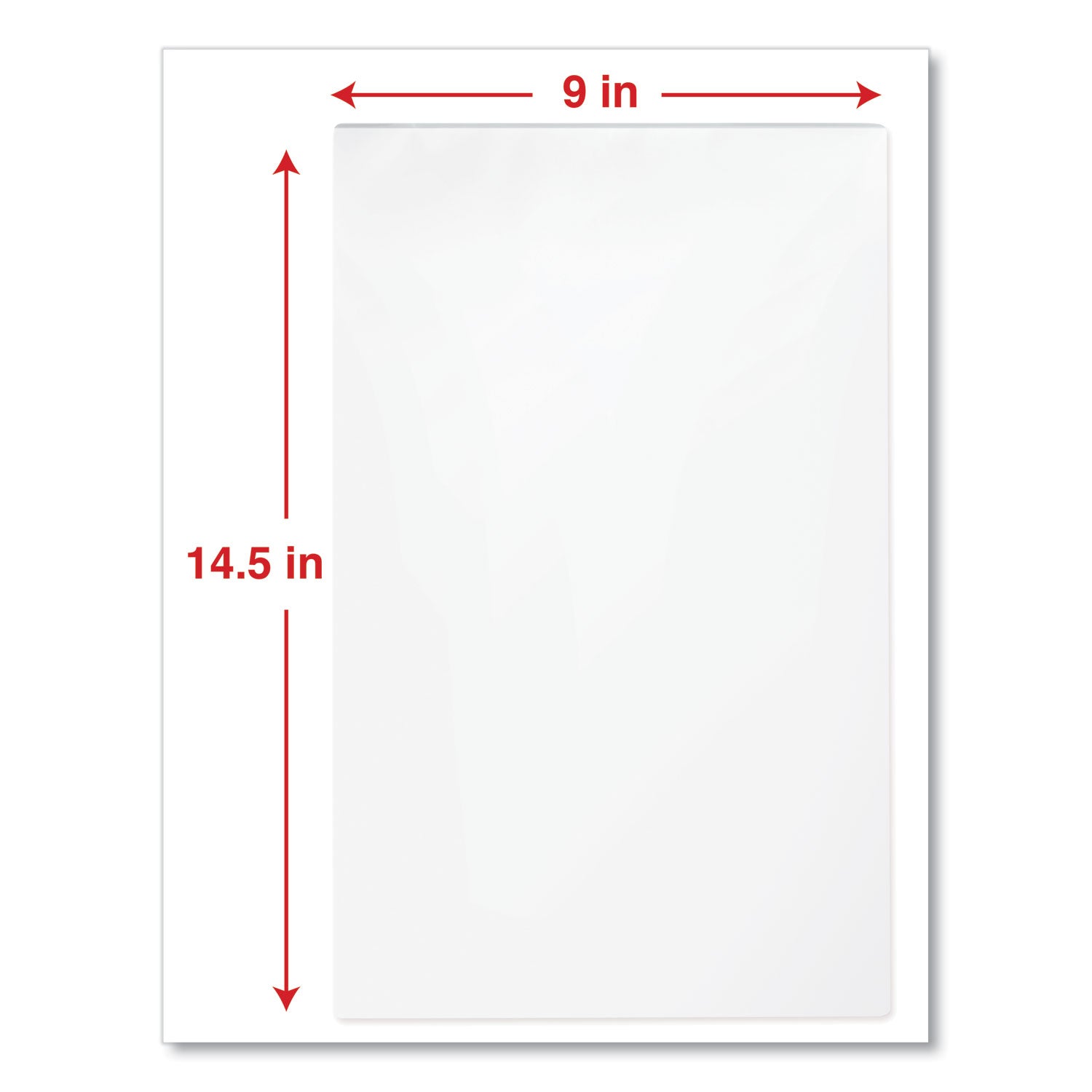 Universal® Laminating Pouches, 3 Mil, 9" X 14.5", Gloss Clear, 25/pack