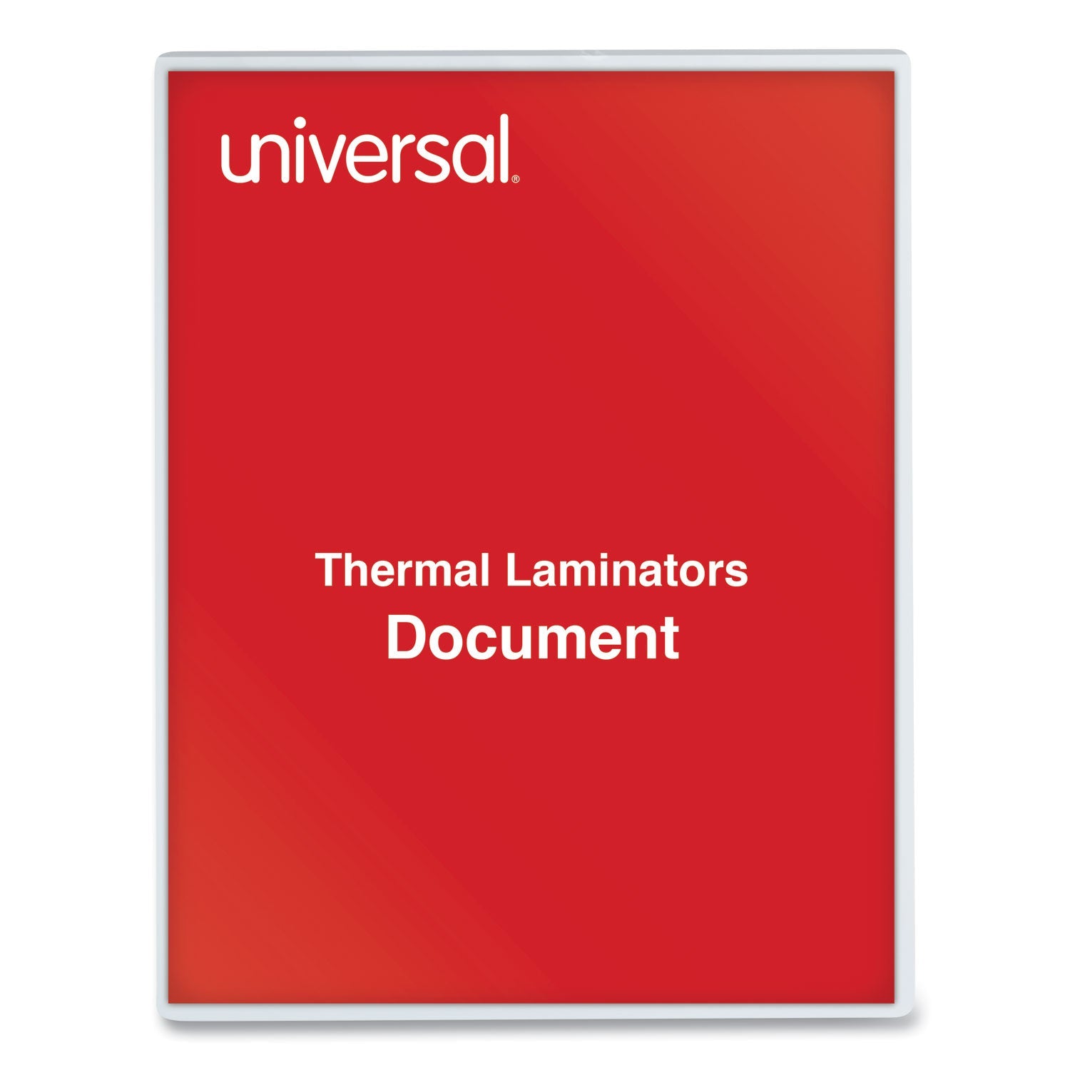 Universal® Laminating Pouches, 3 Mil, 9" X 11.5", Gloss Clear, 25/pack - Bloom Skins