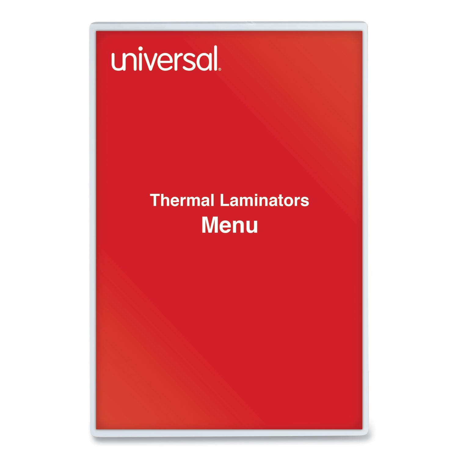 Universal® Laminating Pouches, 3 Mil, 18" X 12", Gloss Clear, 25/pack - Bloom Skins