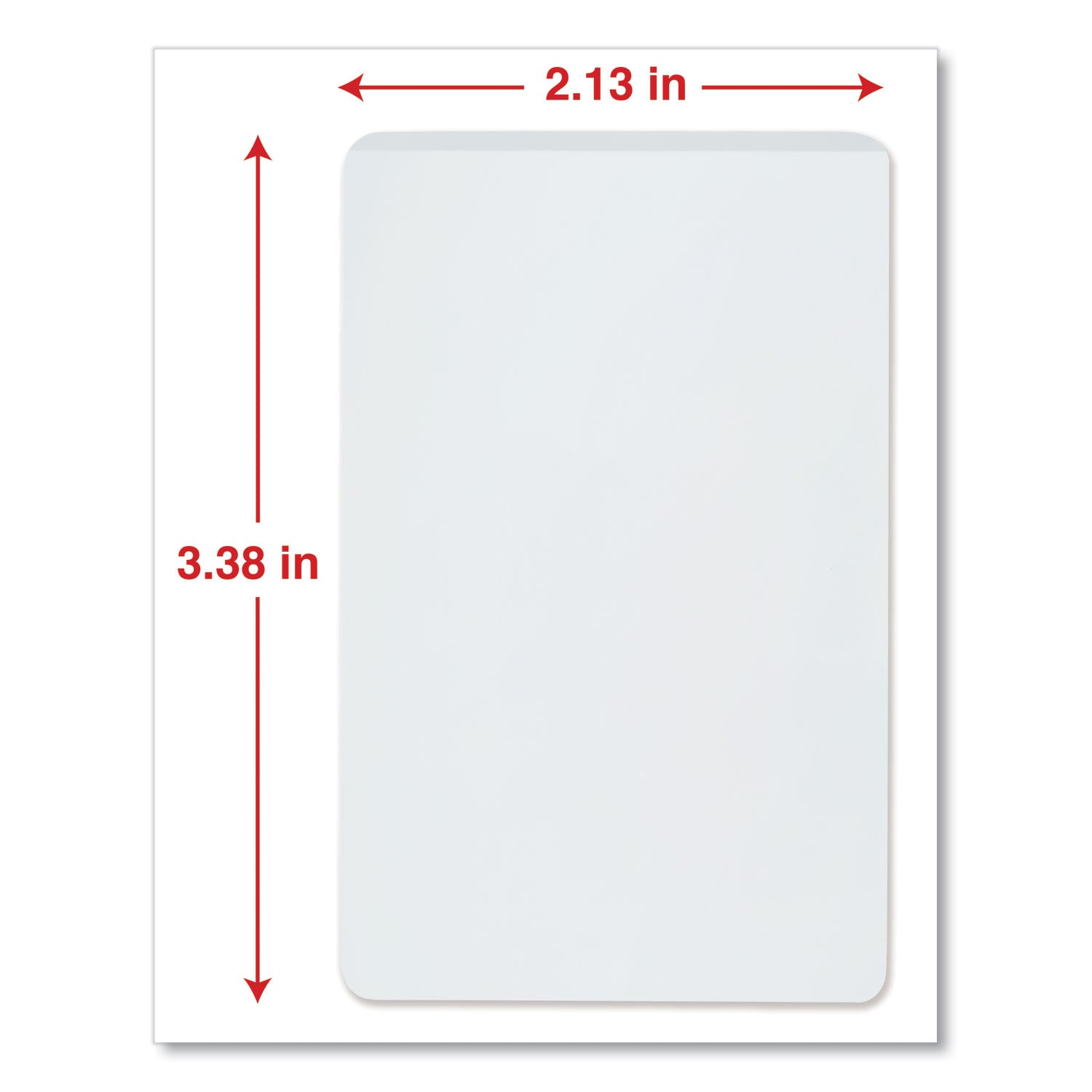 Universal® Laminating Pouches, 5 Mil, 2.13" X 3.38", Gloss Clear, 25/pack - Bloom Skins
