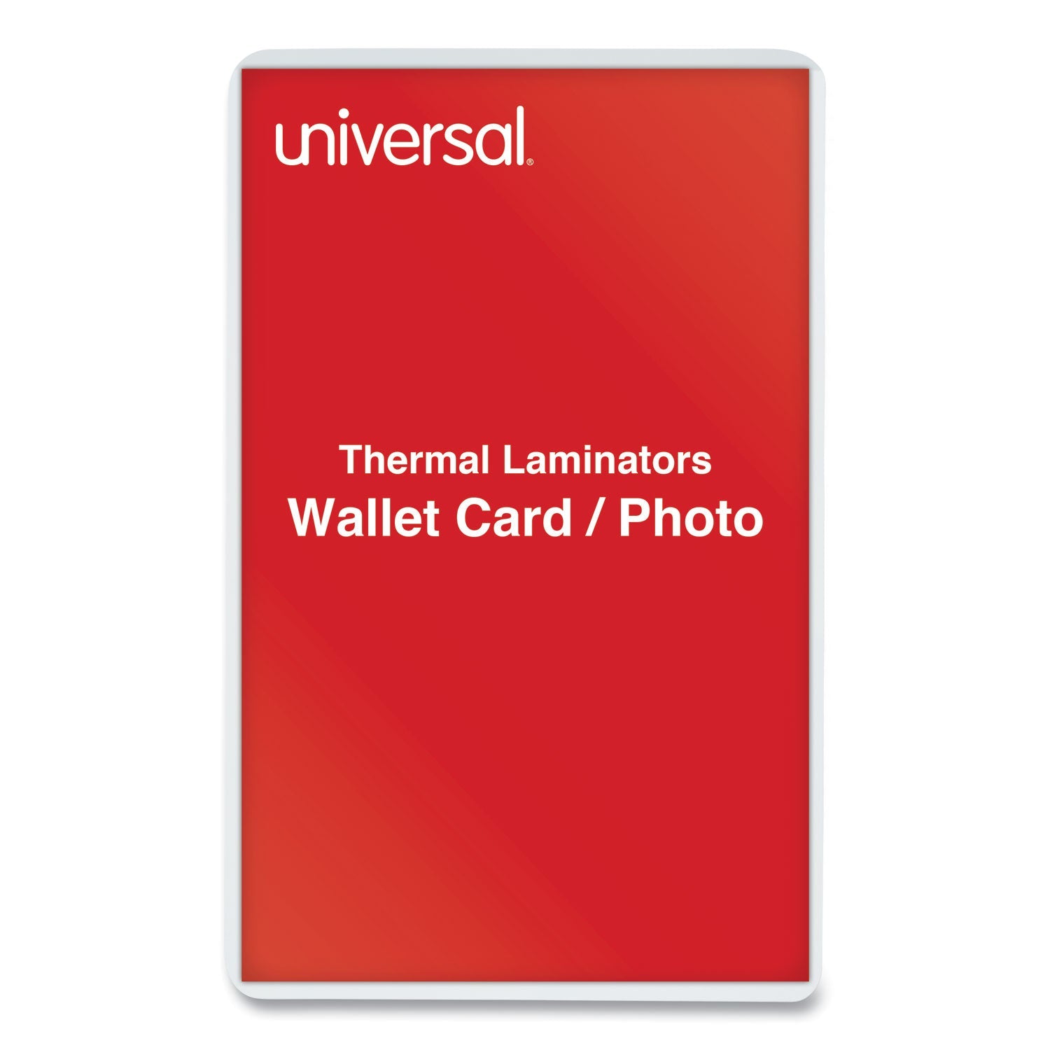 Universal® Laminating Pouches, 5 Mil, 2.13" X 3.38", Gloss Clear, 25/pack - Bloom Skins