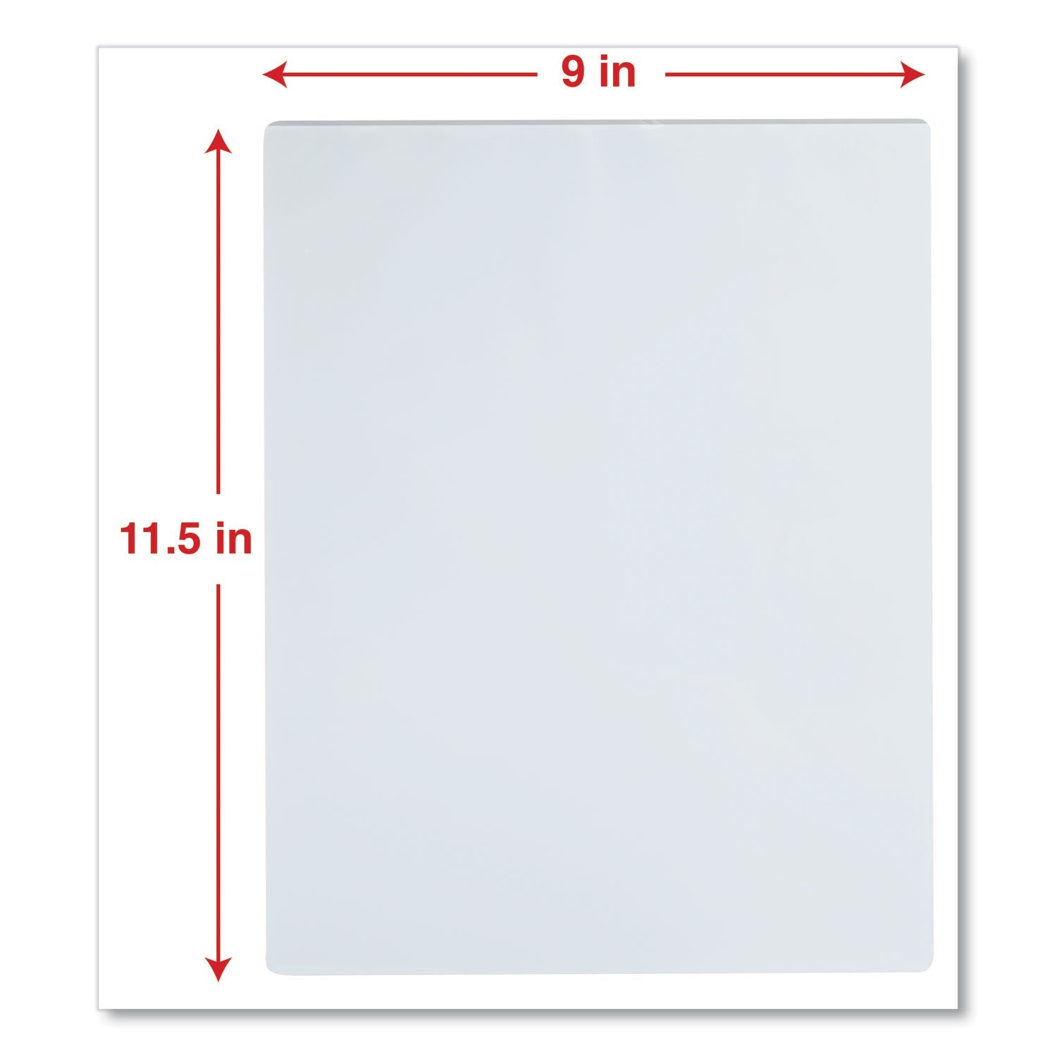 Universal® Laminating Pouches, 3 Mil, 9" X 11.5", Gloss Clear, 25/pack - Bloom Skins