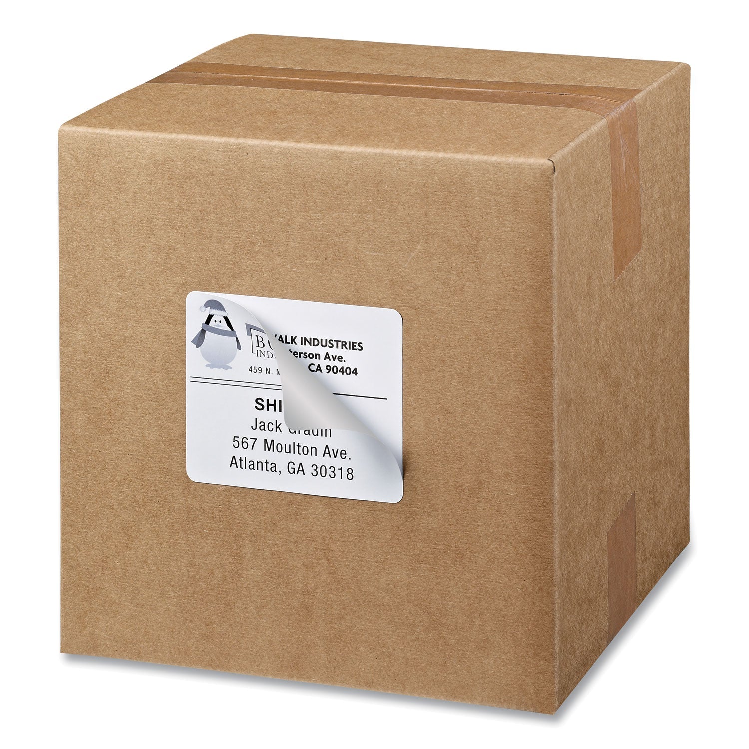 Avery® Shipping Labels W/ Trueblock Technology, Laser Printers, 3.33 X 4, White, 6/sheet, 25 Sheets/pack