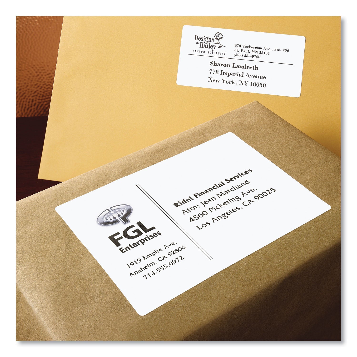 Avery® Shipping Labels W/ Trueblock Technology, Inkjet Printers, 3.5 X 5, White, 4/sheet, 25 Sheets/pack
