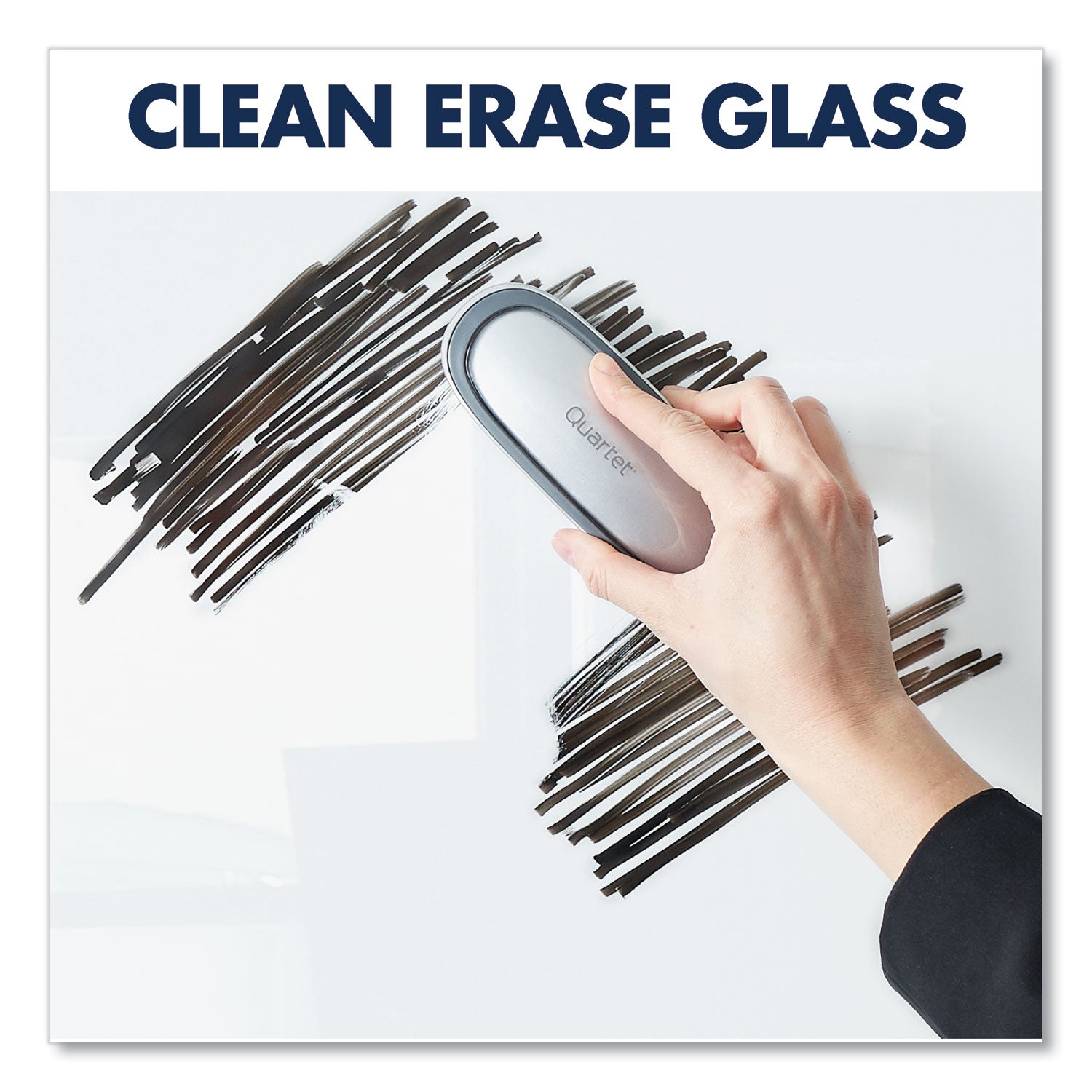 Quartet® Brilliance Glass Dry-Erase Boards, 96" x 48", White Surface