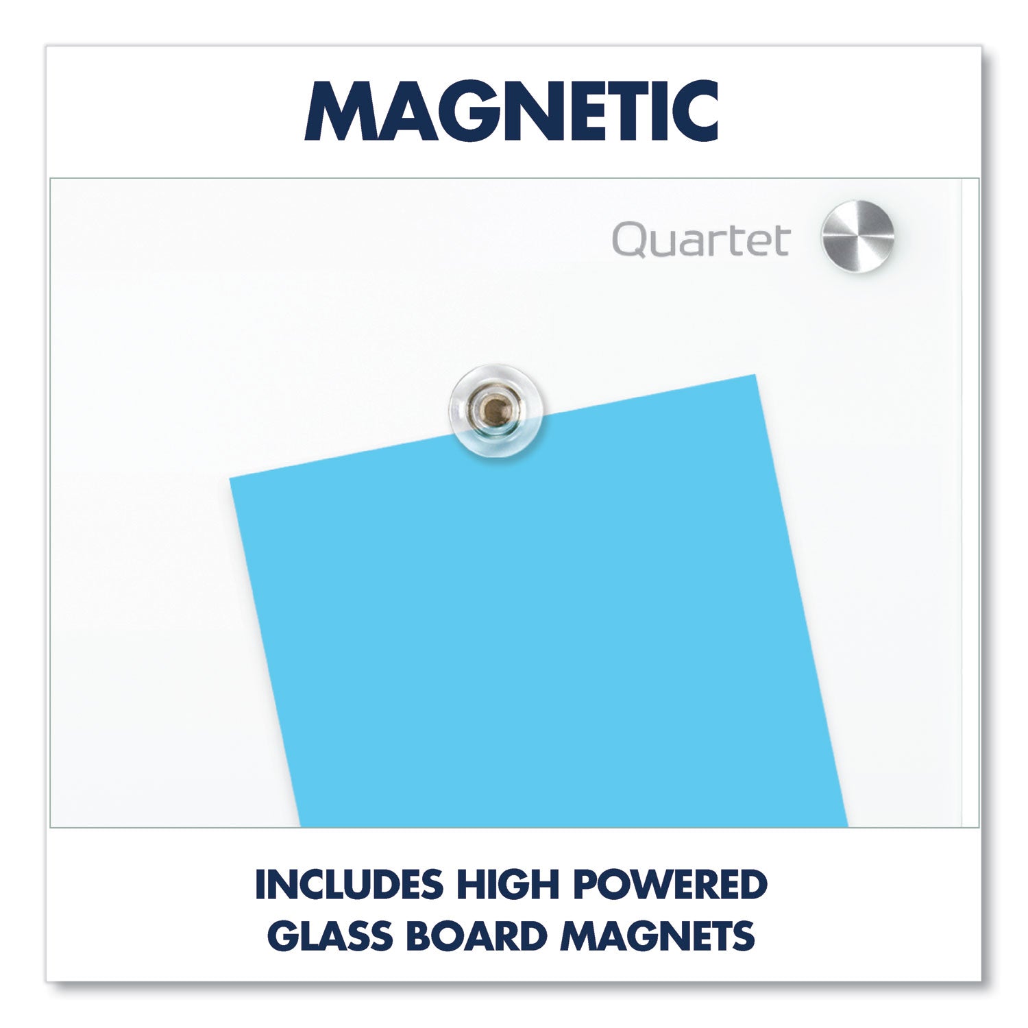 Quartet® Brilliance Glass Dry-Erase Boards, 72" x 48", White Surface