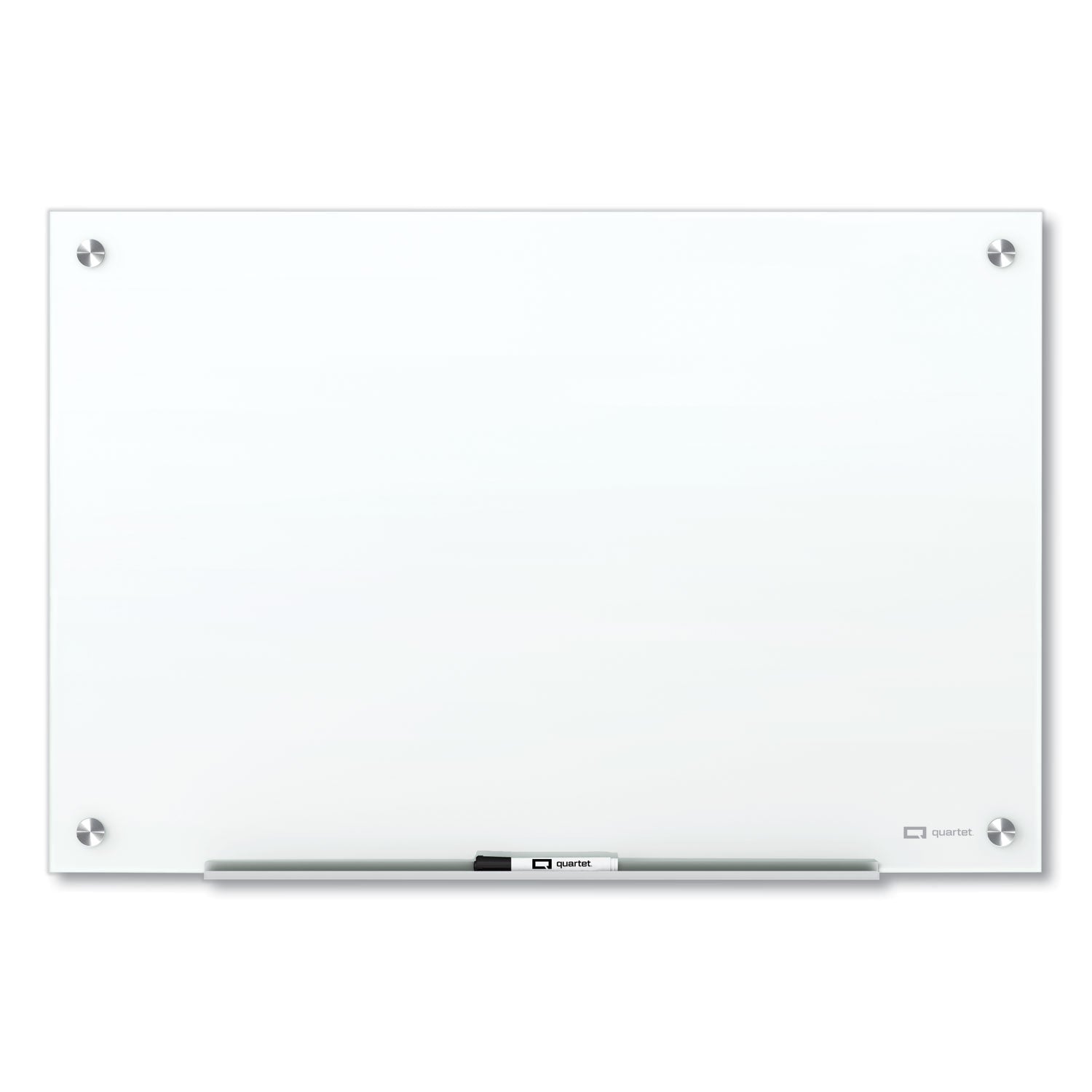 Quartet® Brilliance Glass Dry-Erase Boards, 48" x 36", White Surface