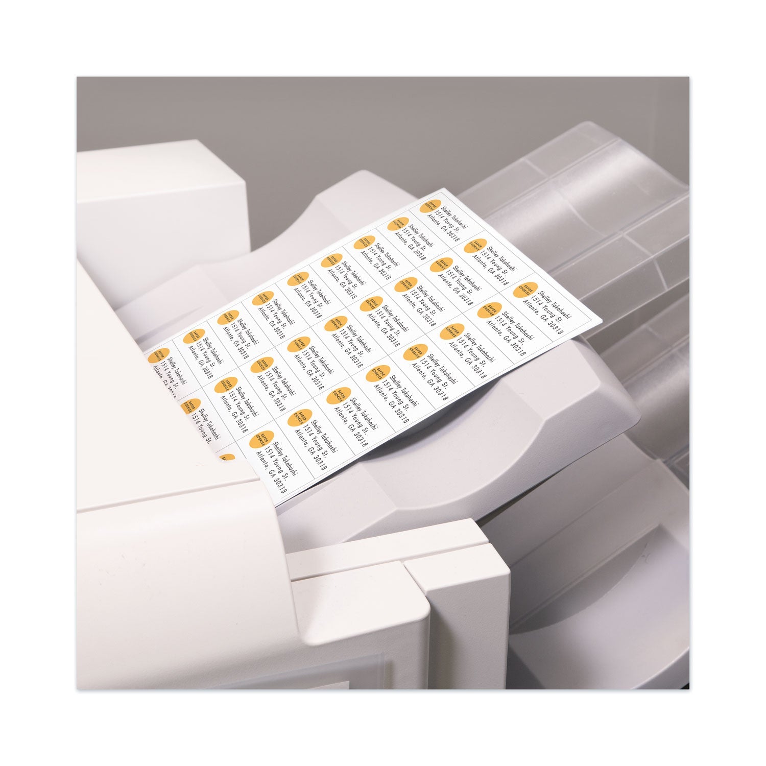 Avery® Copier Mailing Labels, Copiers, 1 X 2.81, White, 33/sheet, 500 Sheets/box