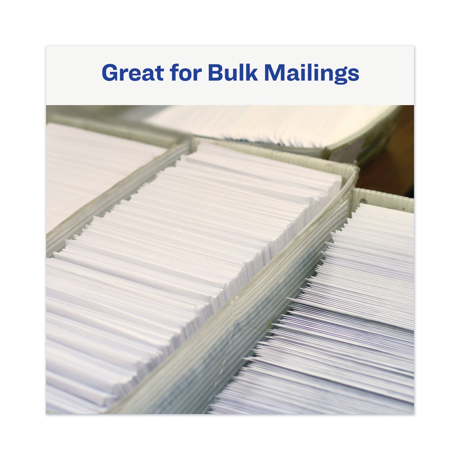 Avery® Copier Mailing Labels, Copiers, 1.38 X 2.81, White, 24/sheet, 100 Sheets/box