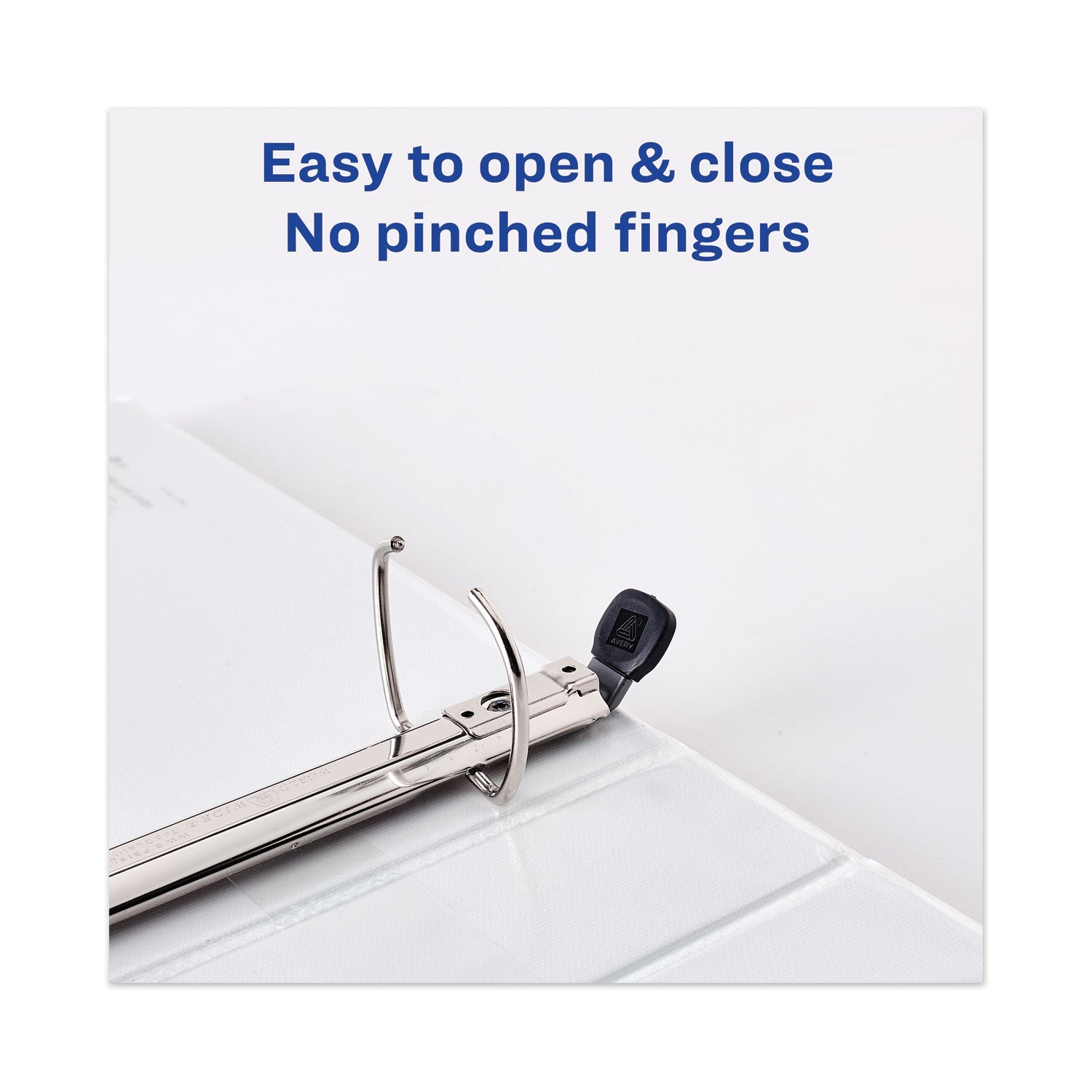 Avery® Heavy-Duty View Binder With Durahinge And One Touch Ezd Rings, 3 Rings, 1" Capacity, 11 X 8.5, Chartreuse