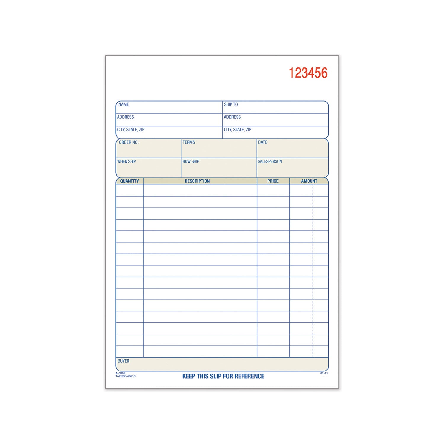Sales Order Book | 2-Part Carbonless, TOPS™
