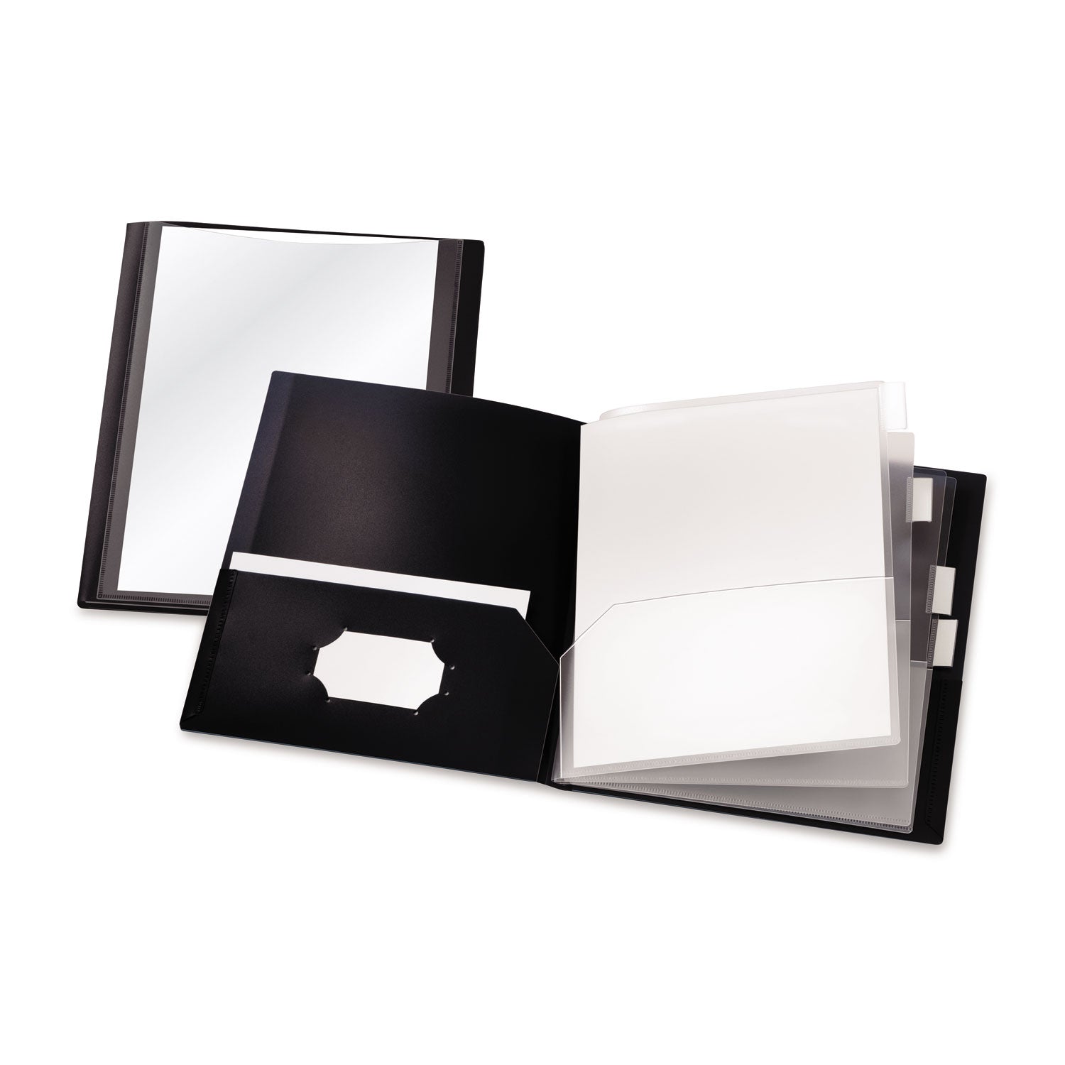 Cardinal® Reportpro 10-Pocket Project Organizer, 8.5 X 11, Clear/black