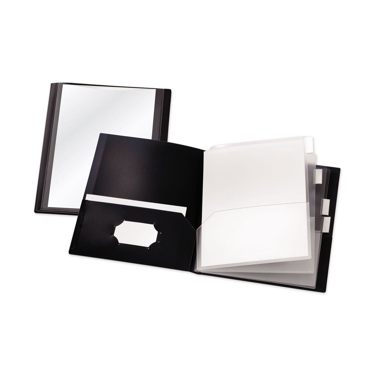 Cardinal® Reportpro 10-Pocket Project Organizer, 8.5 X 11, Clear/black