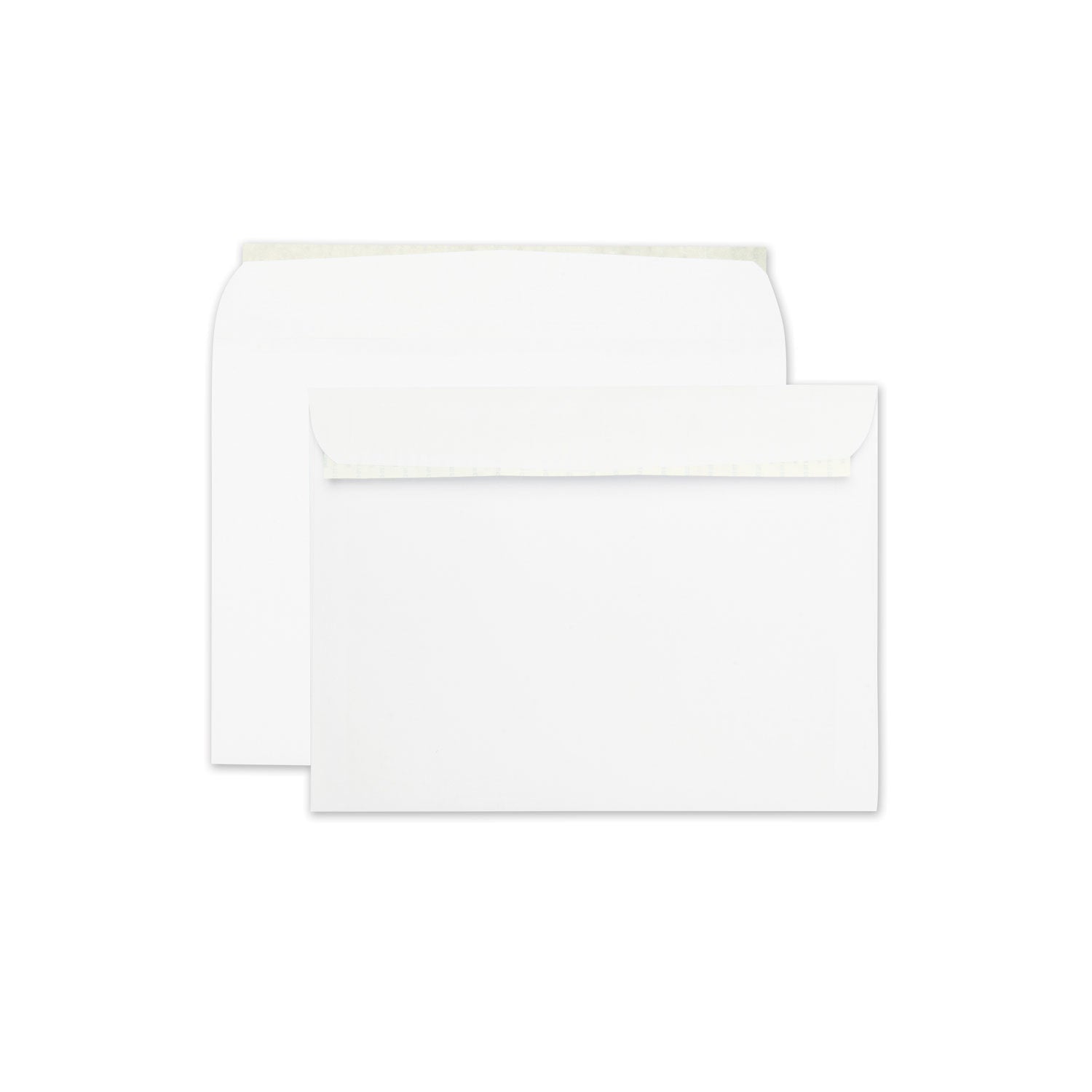Quality Park™ Open-Side Booklet Envelope, #10 1/2, Cheese Blade Flap, Redi-Strip Adhesive Closure, 9 x 12, White, 100/Box