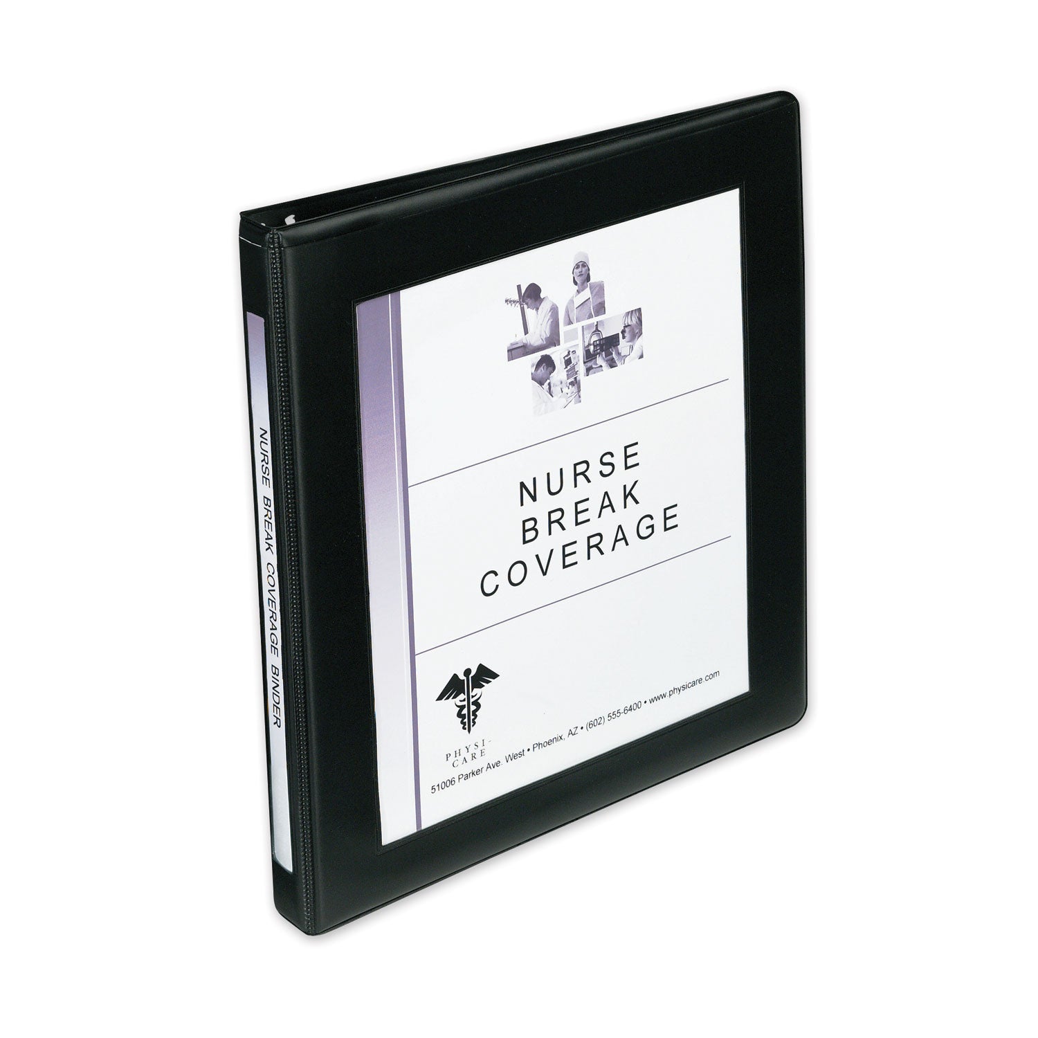 Avery® Framed View Heavy-Duty Binders, 3 Rings, 0.5" Capacity, 11 X 8.5, Black