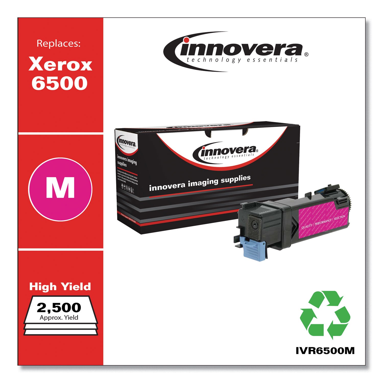 Innovera® Remanufactured Magenta High-Yield Toner, Replacement for 106R01595, 2,500 Page-Yield - Bloom Skins