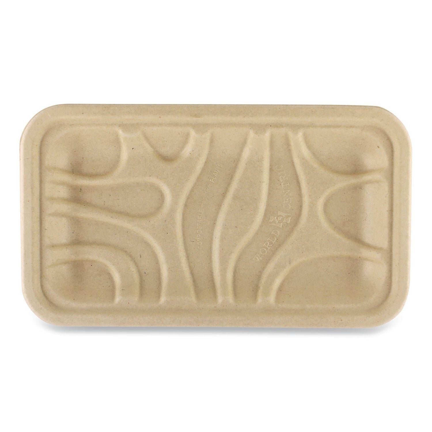 Compostable Fiber Trays | PLA Lined | 500-Carton