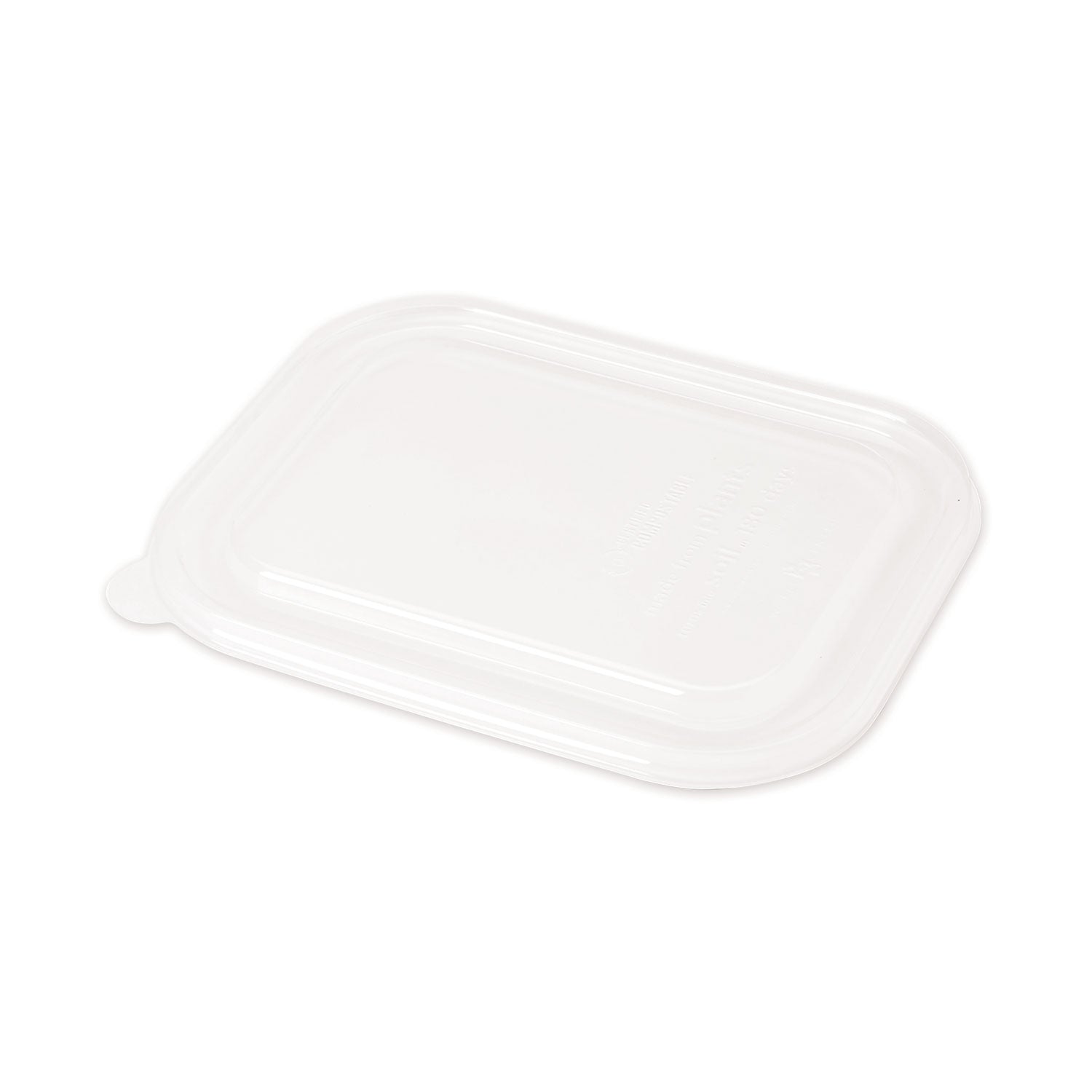 PLA Lids for Fiber Containers | Clear | 400-Carton
