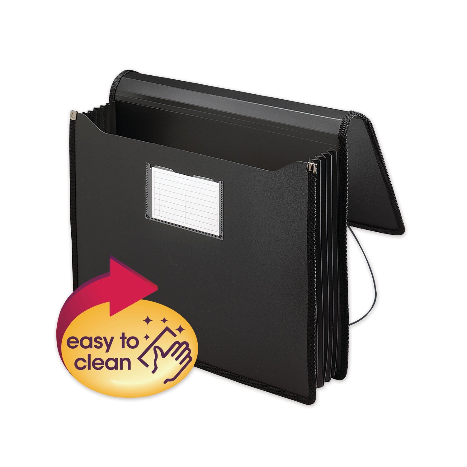 Smead Poly Premium Wallets | 5.25" Black