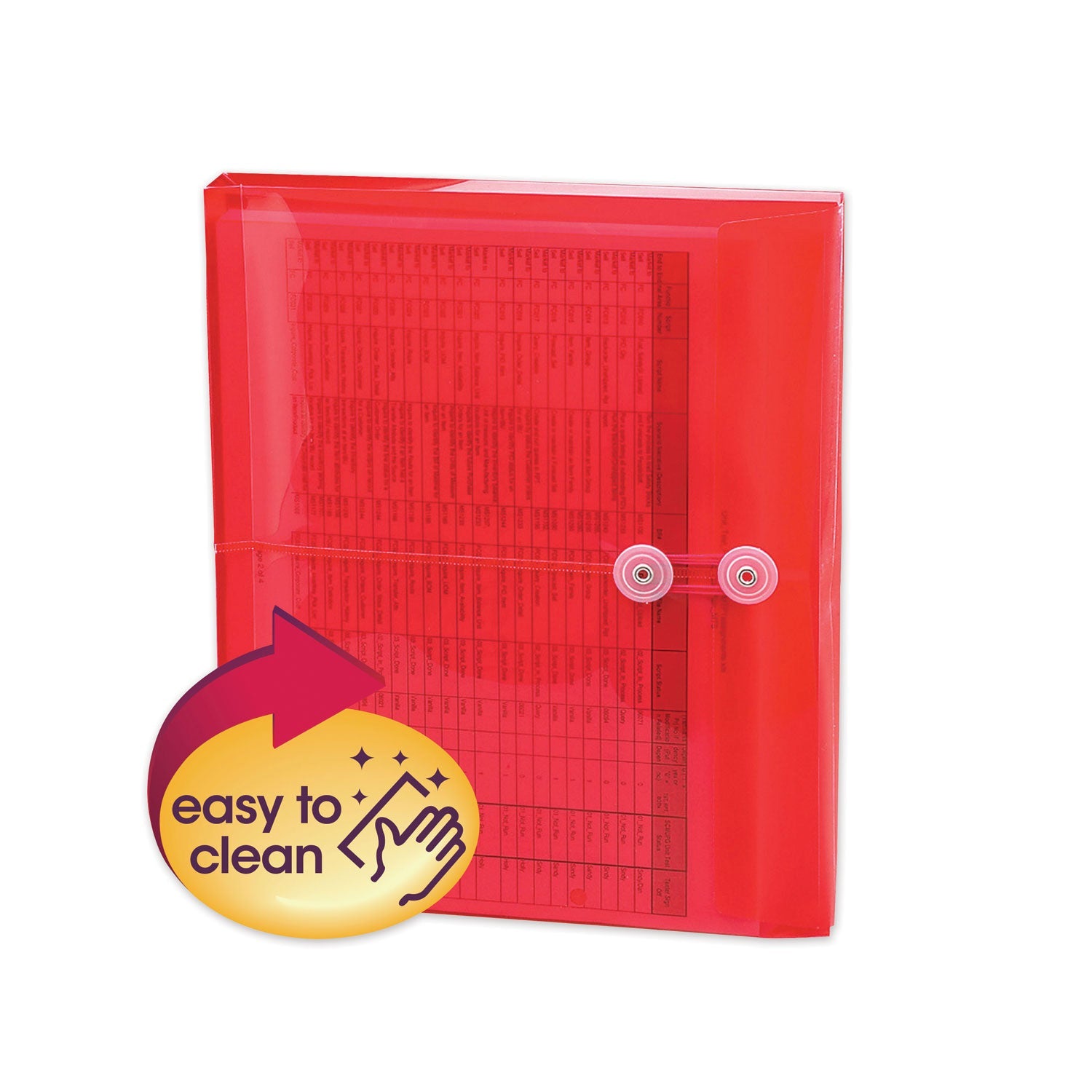 Poly Interoffice Envelopes | Horizontal, Red, 5/Pack