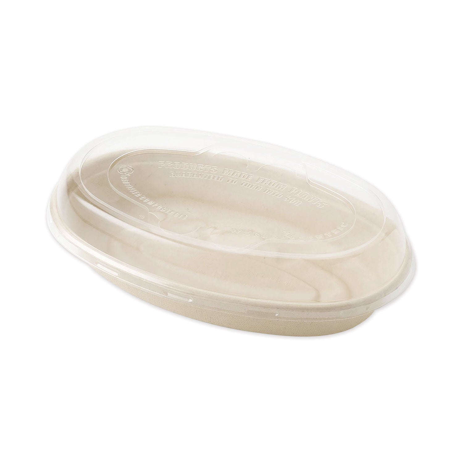PLA Lids for Burrito Bowls | 9.7" | Clear | 300-Ct