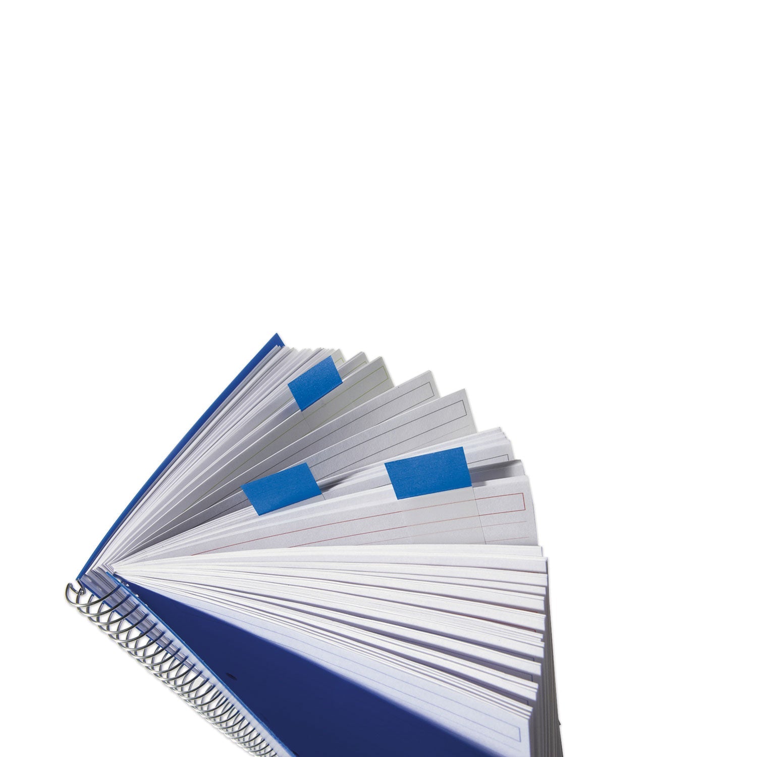 Post-it® Flags 0.94" Wide Flags With Dispenser, Bright Blue, Bright Green, Purple, 60 Flags