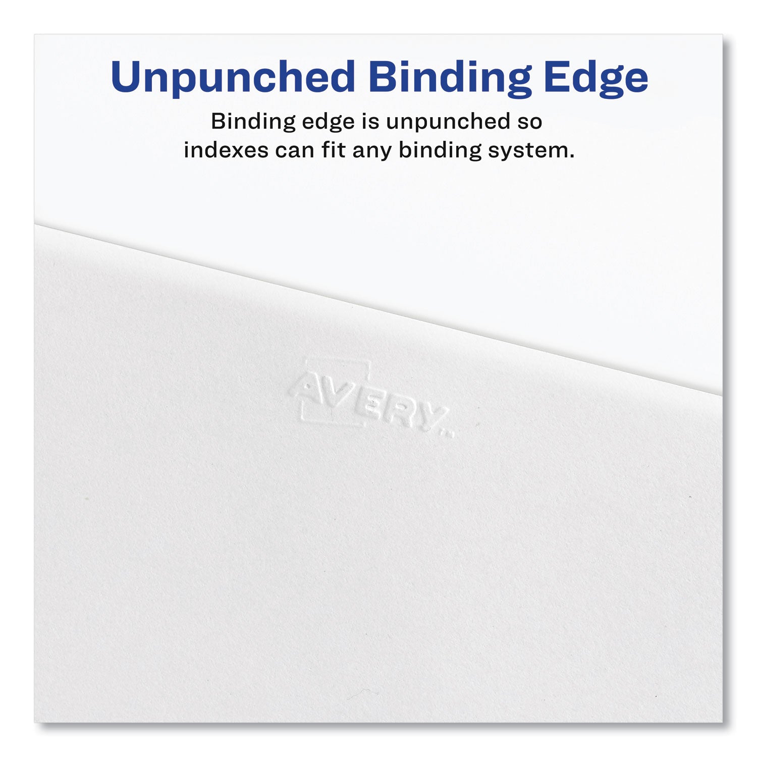 Avery® Avery-Style Preprinted Legal Bottom Tab Dividers, 26-Tab, Exhibit U, 11 x 8.5, White, 25/Pack