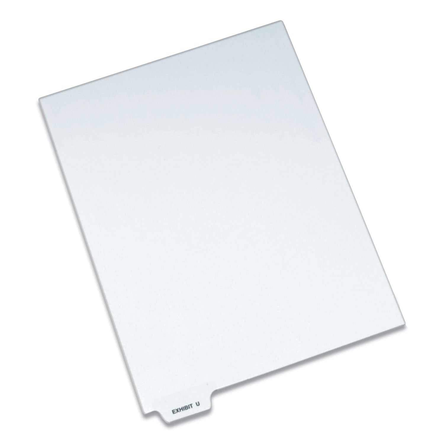 Avery® Avery-Style Preprinted Legal Bottom Tab Dividers, 26-Tab, Exhibit U, 11 x 8.5, White, 25/Pack